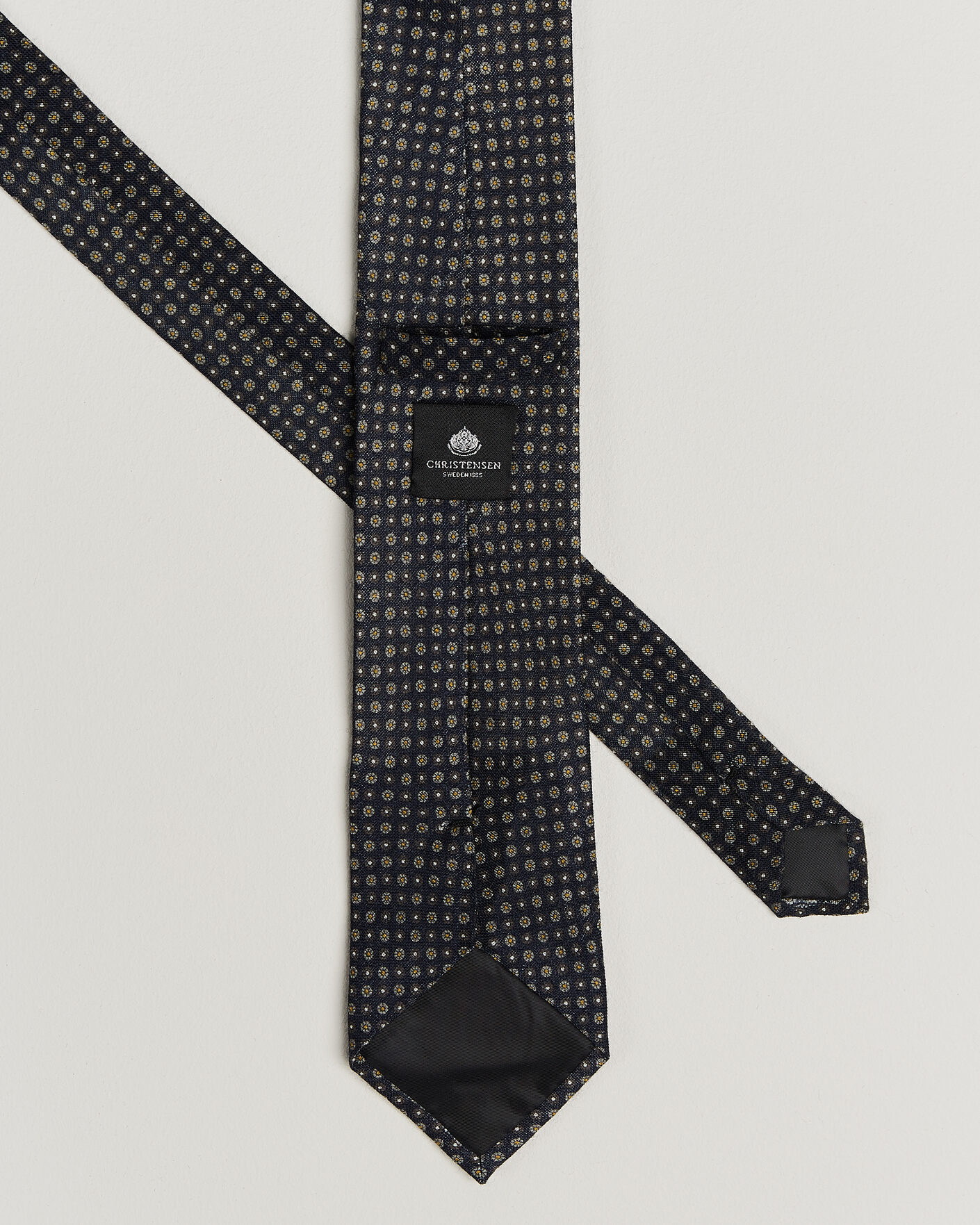 Homme | Cravates | Amanda Christensen | Box Set Wool 8 cm Tie And Pocket Square Navy