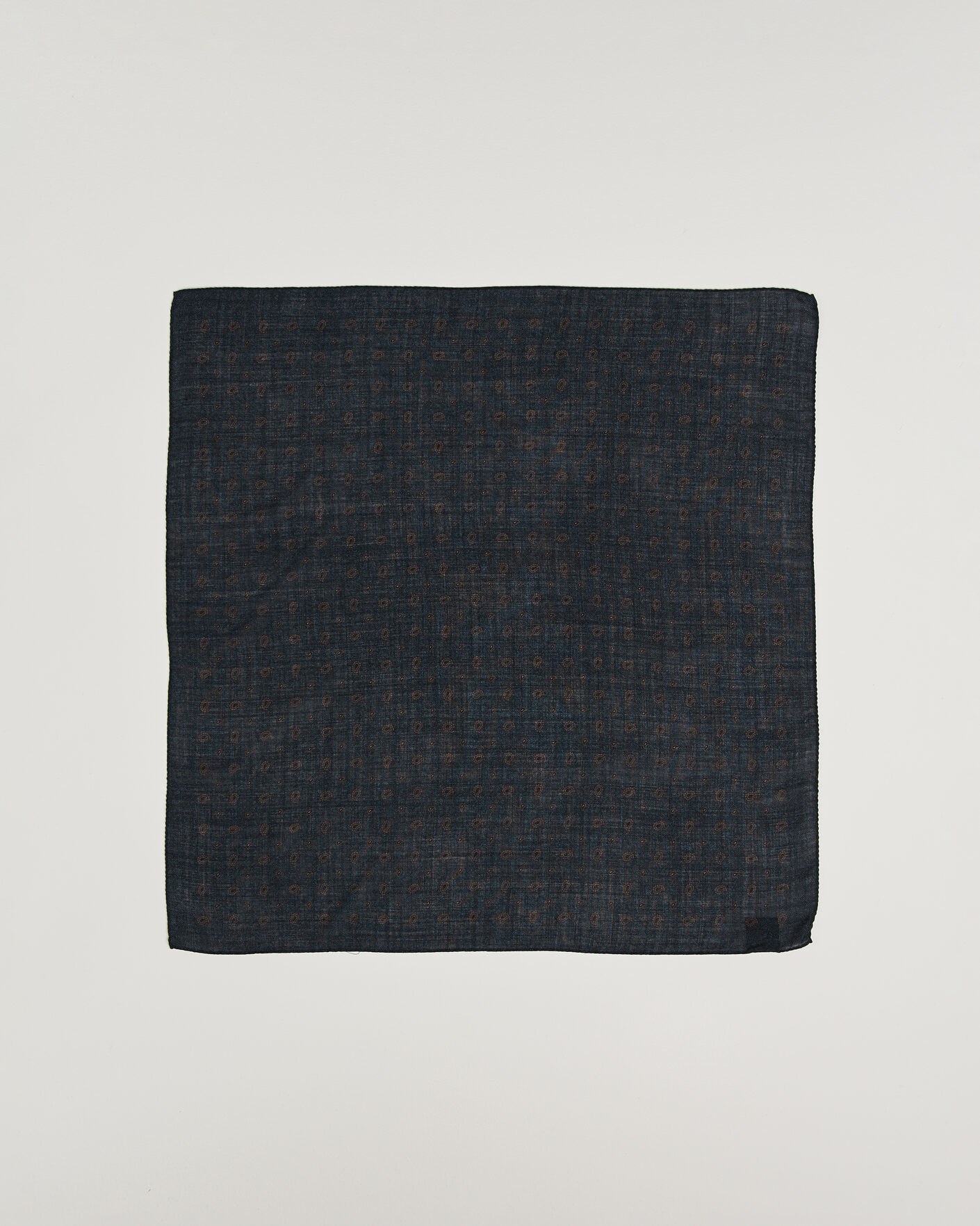 Homme | Écharpes | Amanda Christensen | Wool Printed Paisley Bandana Navy