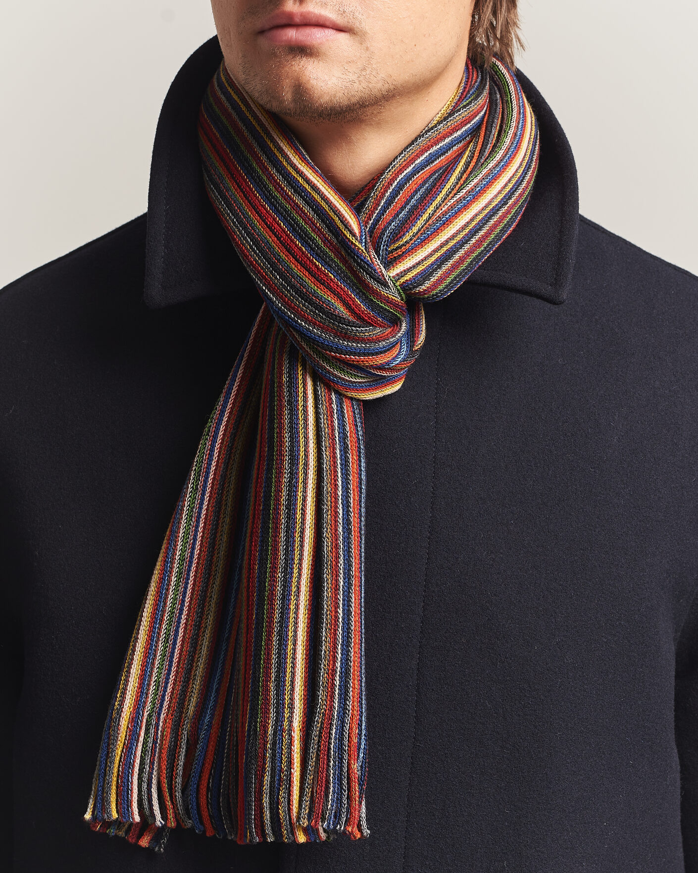 Homme | Écharpes | Amanda Christensen | Wool Striped Scarf Multi