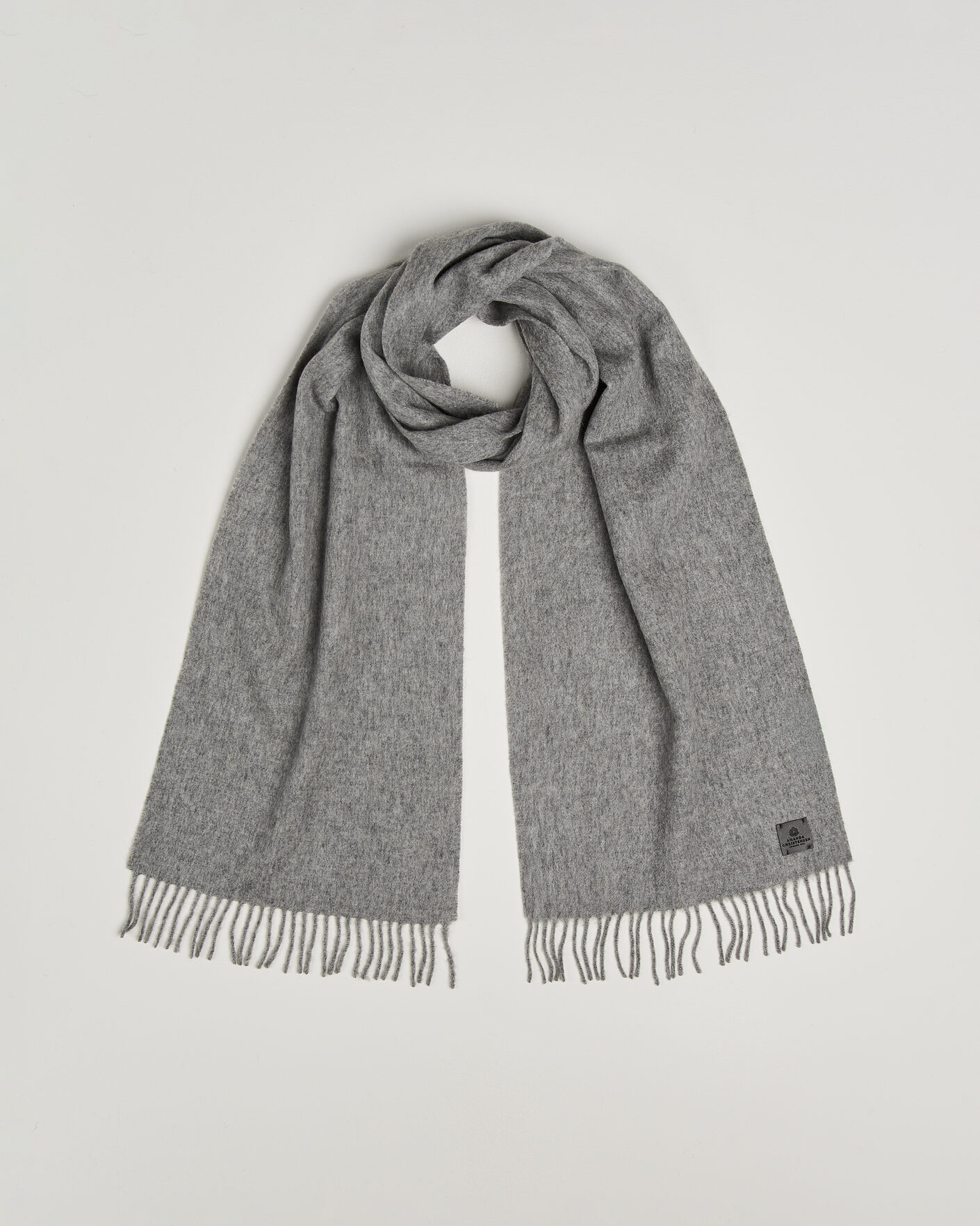Homme | Écharpes | Amanda Christensen | Wool Scarf Light Grey Melange