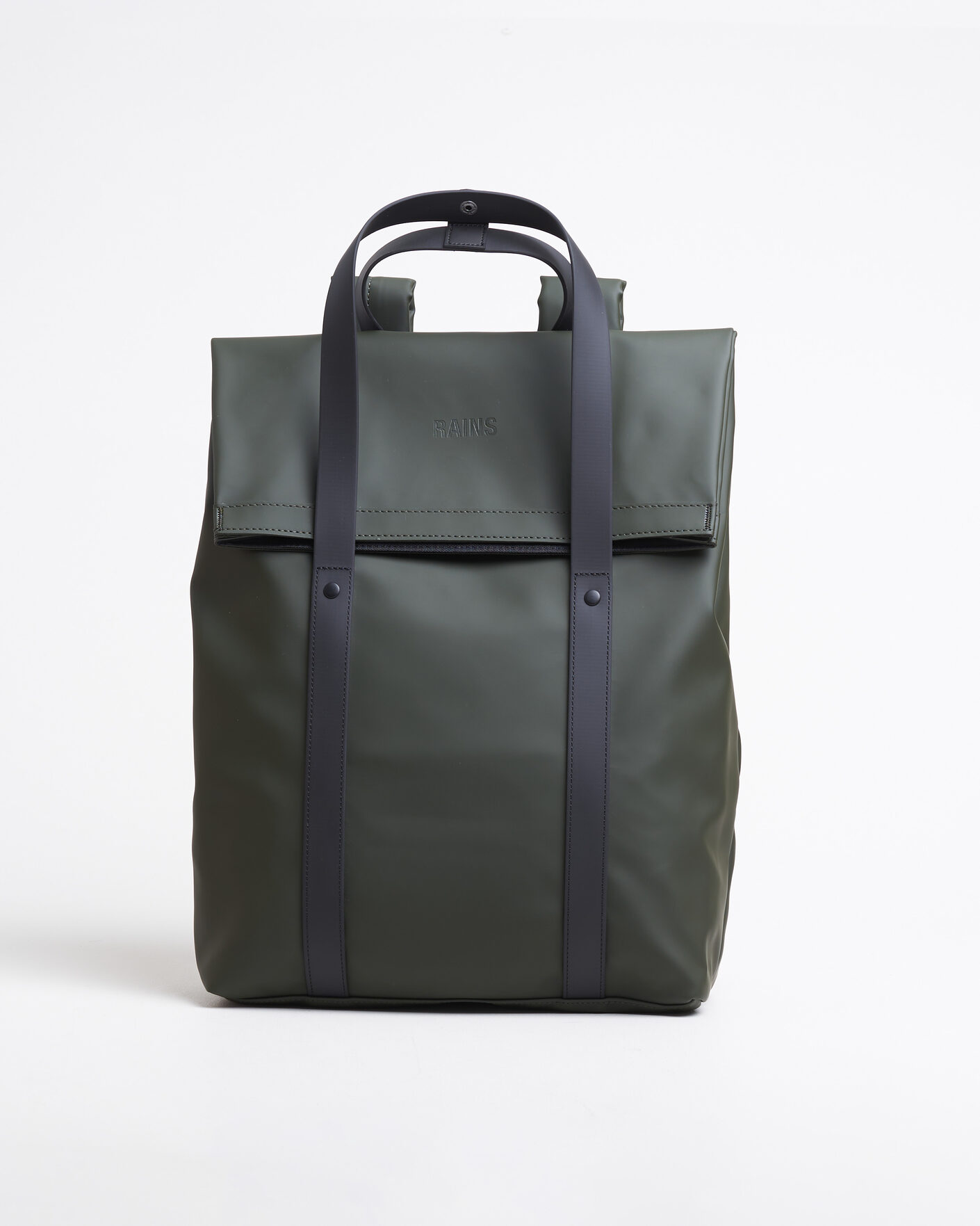 Homme | Sacs | RAINS | 2 Way Tote Backpack Black Green