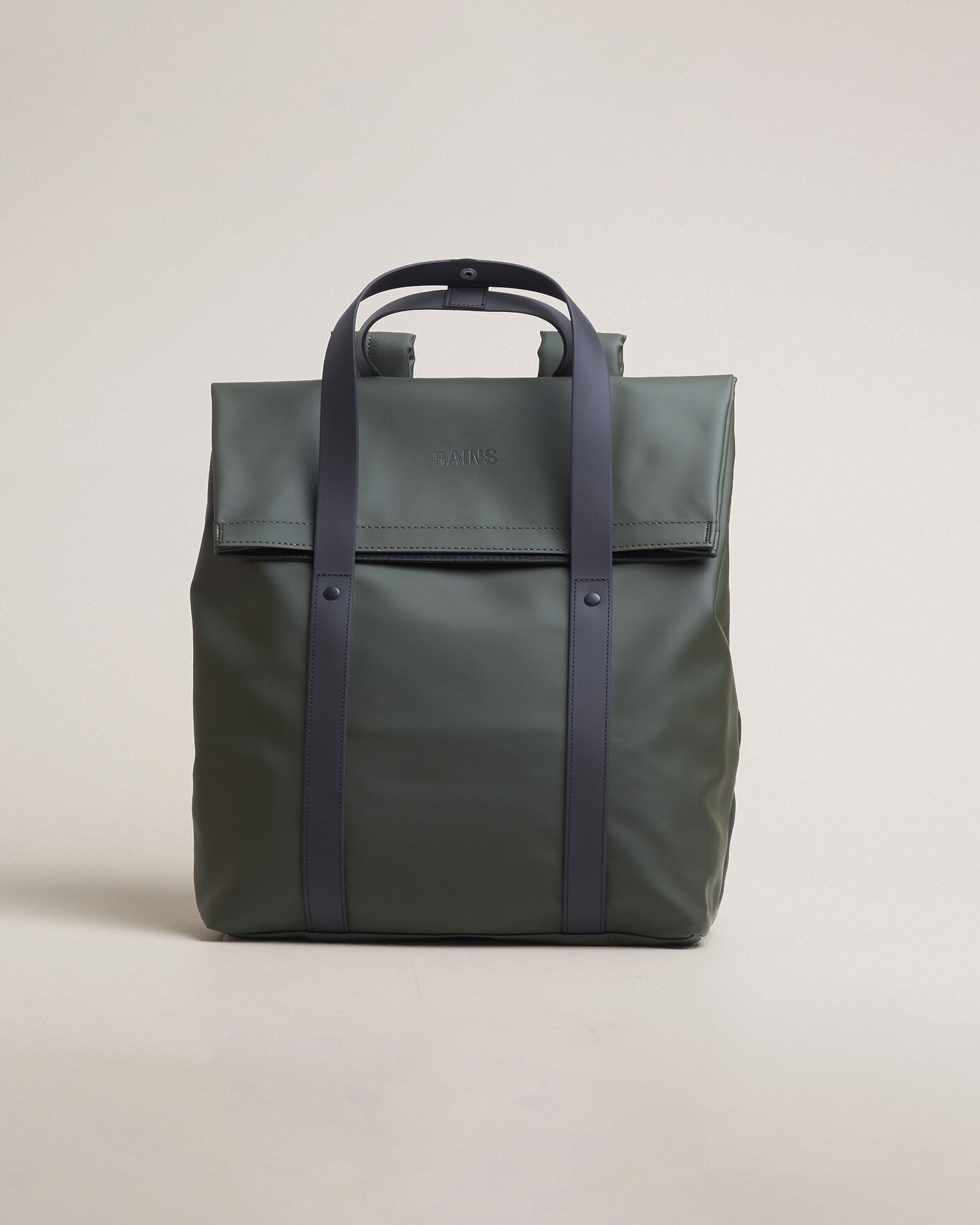 Homme | Sacs | RAINS | 2 Way Tote Backpack Black Green
