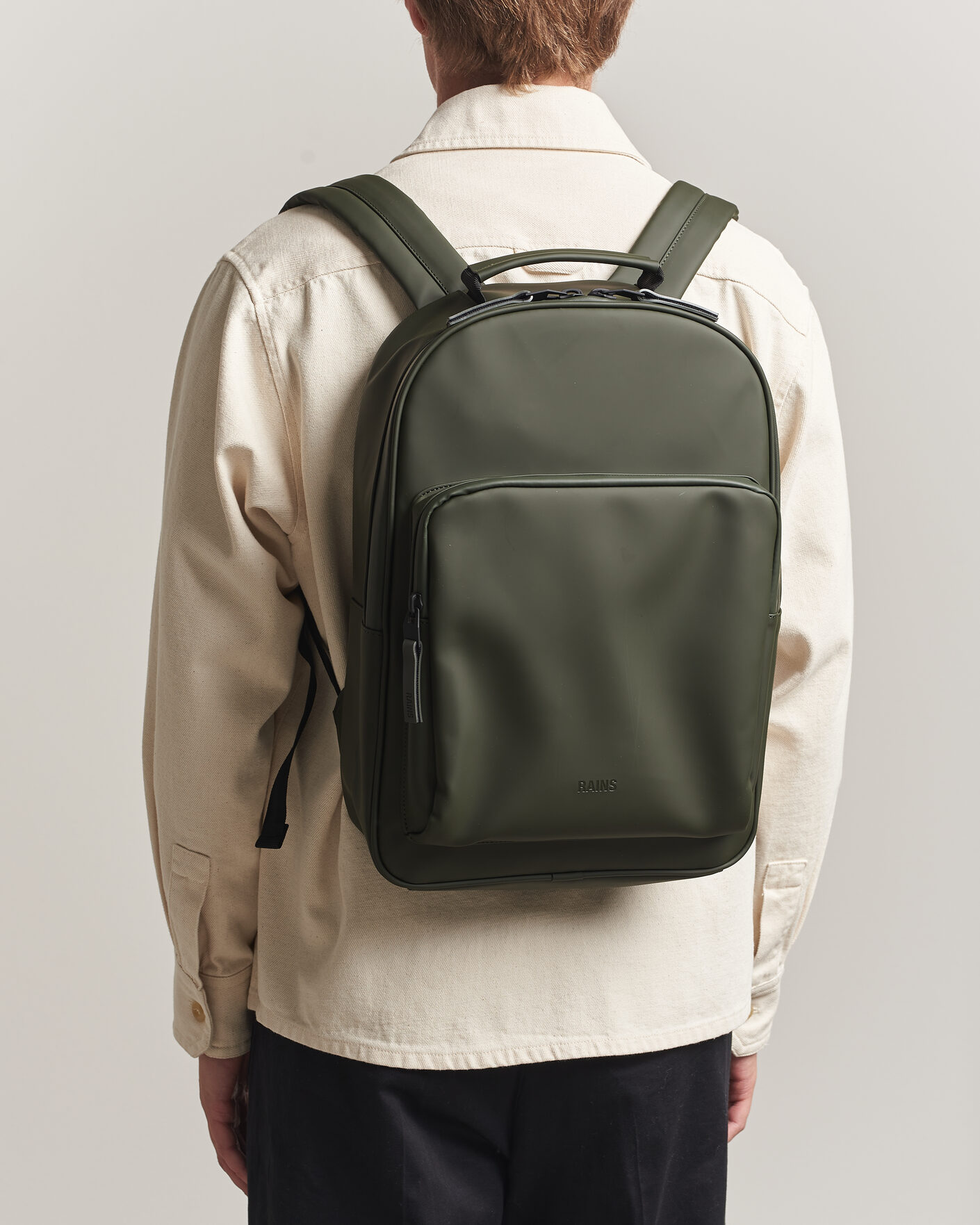 Homme | Sacs | RAINS | Book Daypack Backpack Green