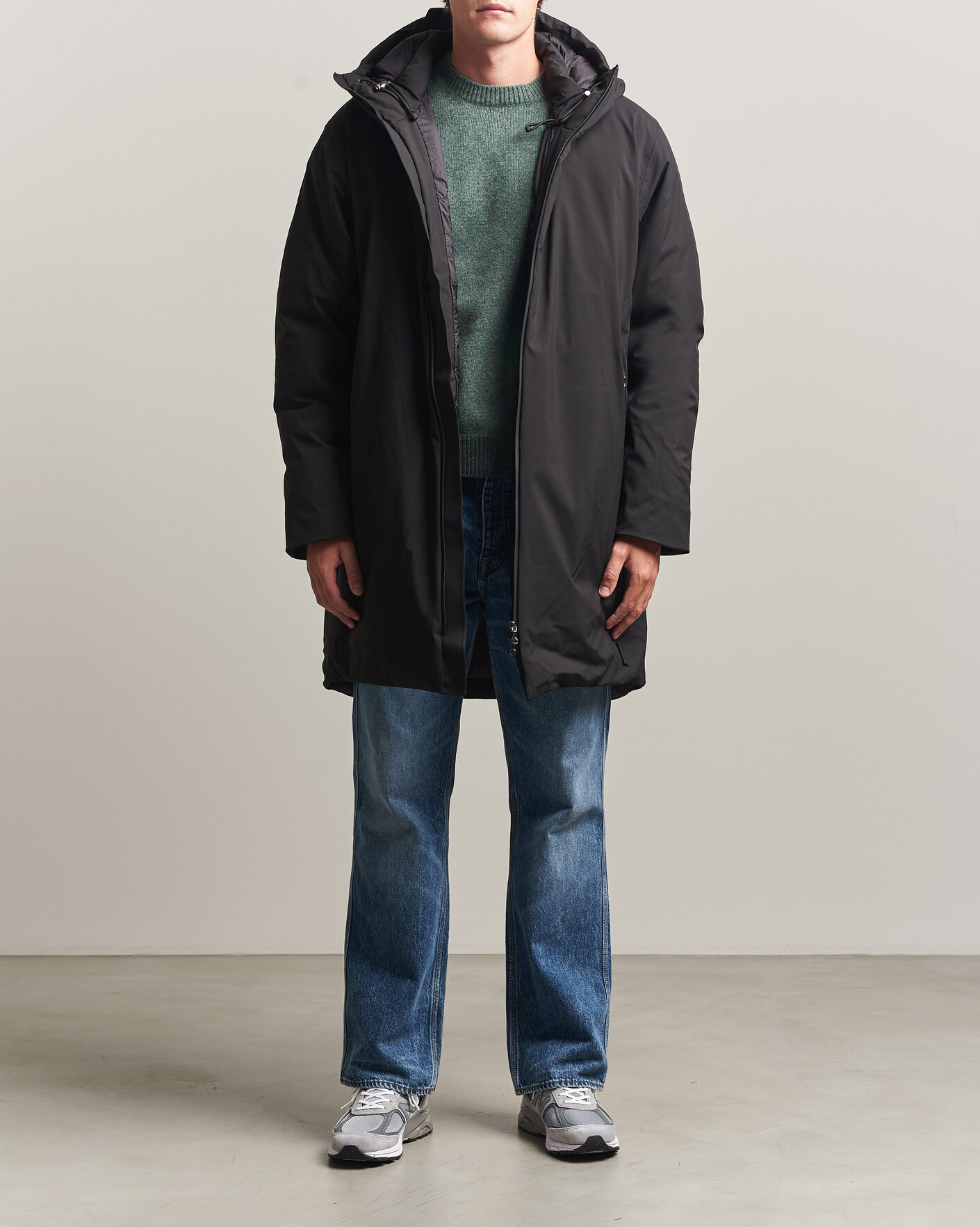 Homme | Manteaux Et Vestes | RAINS | Sarna Long Puffer Jacket Black