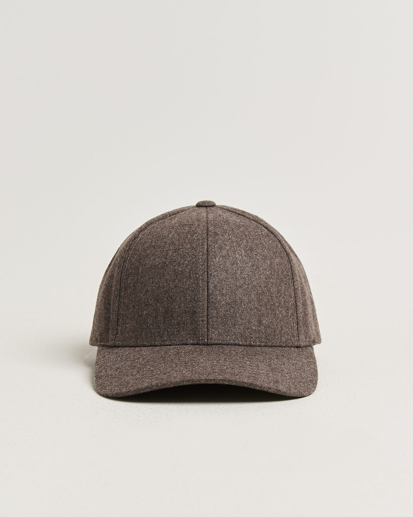 Homme | Bobs Et Casquettes | Varsity Headwear | Merino Wool Baseball Cap Taupe Brown