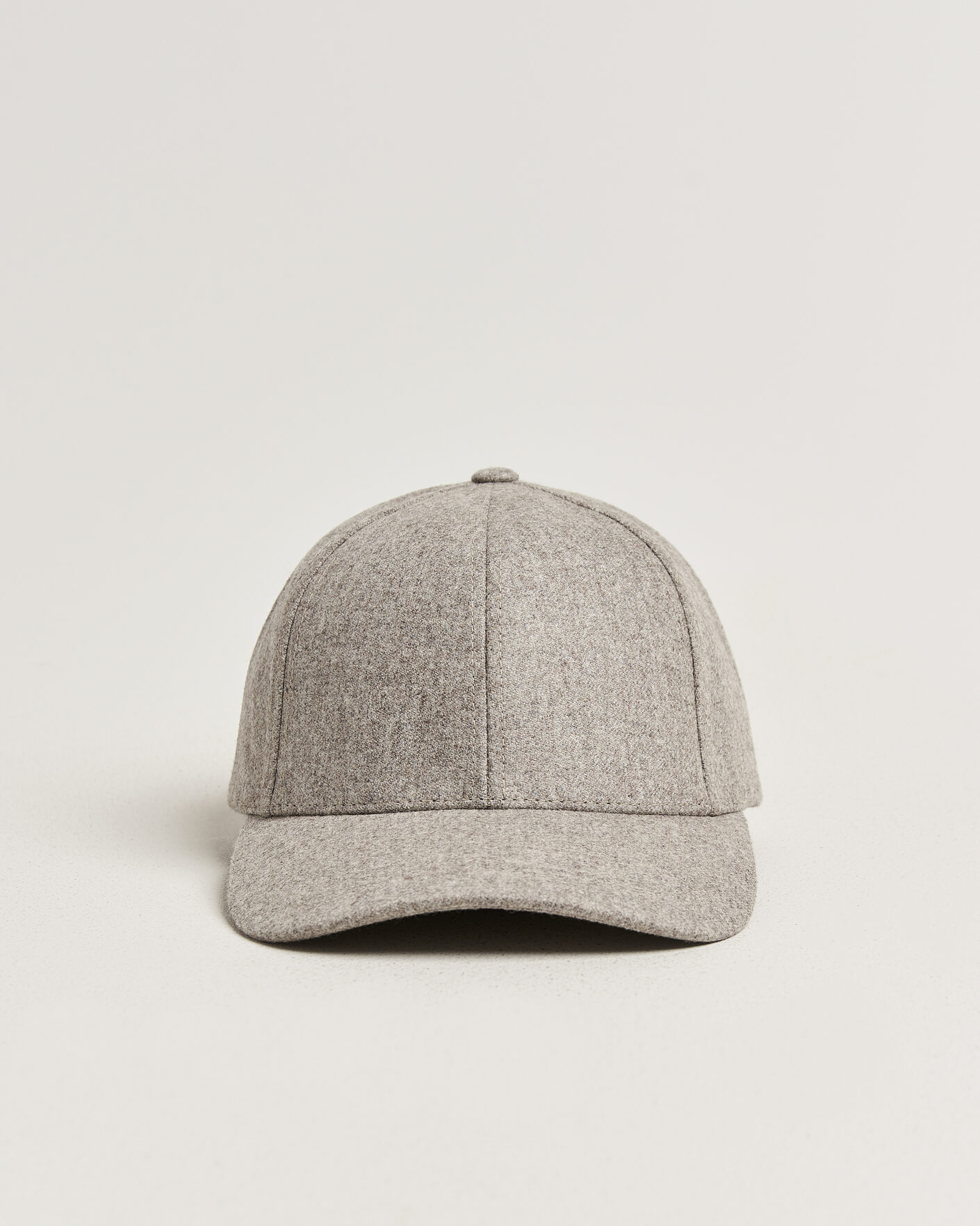 Homme | Bobs Et Casquettes | Varsity Headwear | Merino Wool Baseball Cap Umber Beige