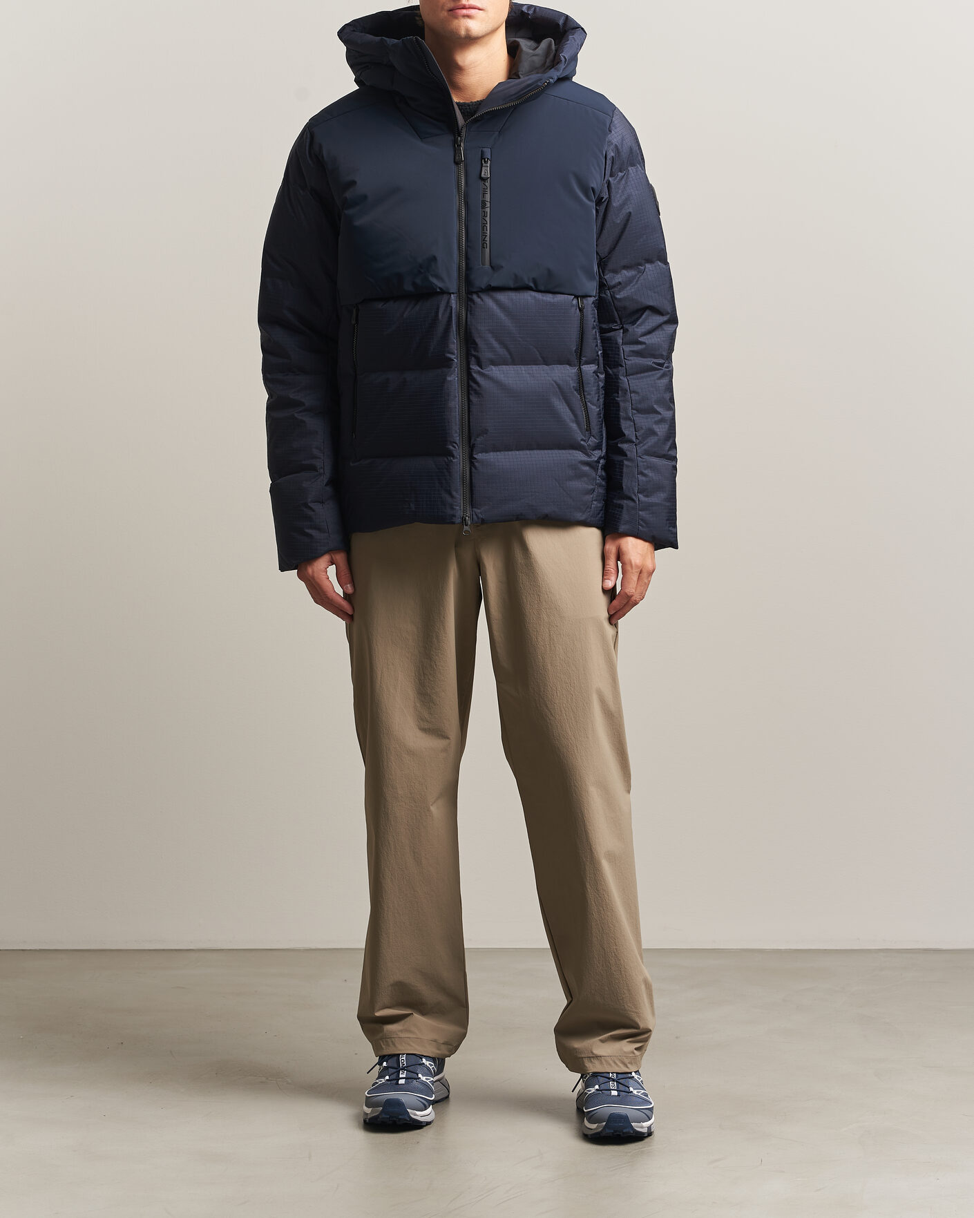 Homme | Manteaux Et Vestes | Sail Racing | Polar Down Hooded Jacket Dark Navy