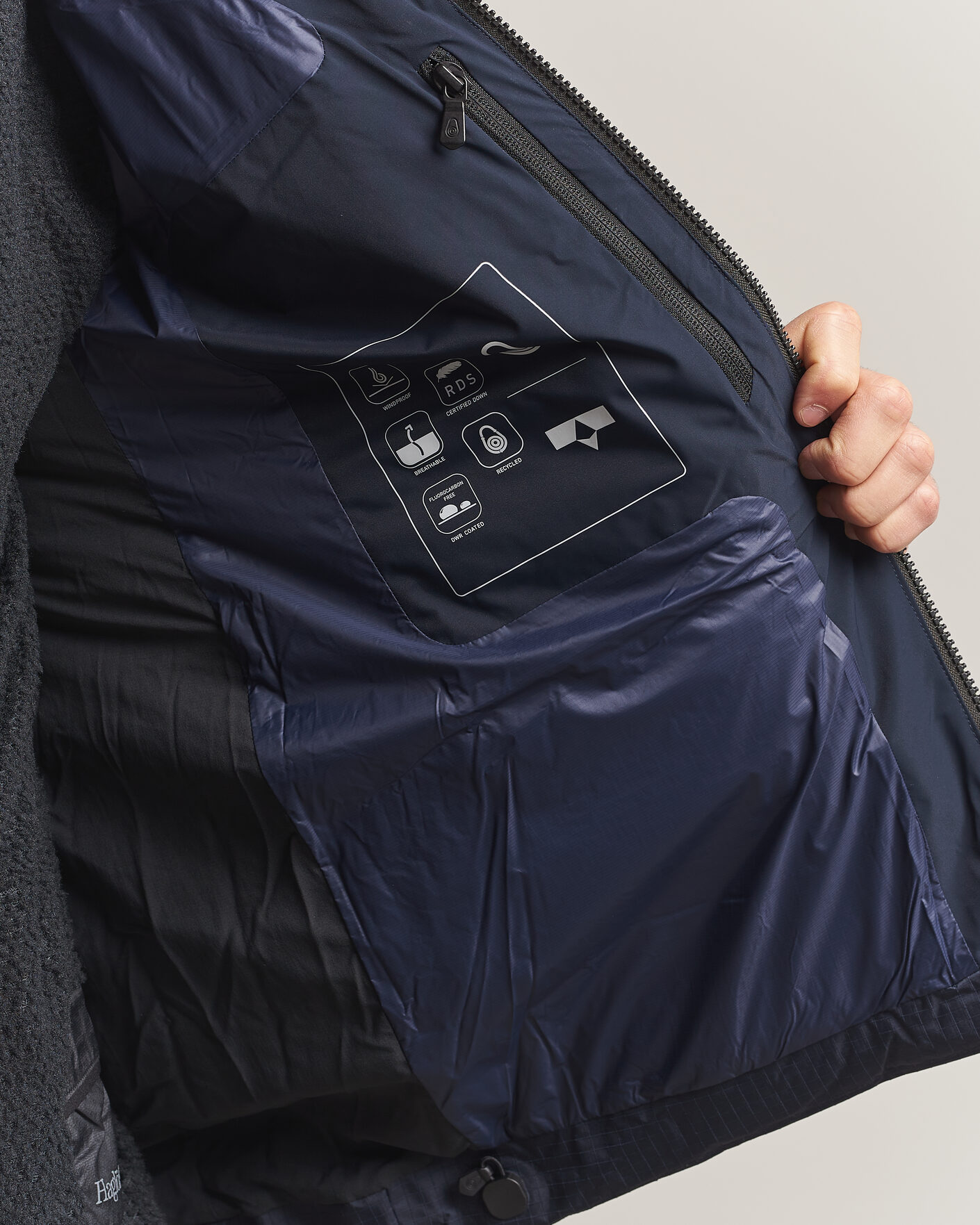 Homme | Manteaux Et Vestes | Sail Racing | Polar Down Hooded Jacket Dark Navy