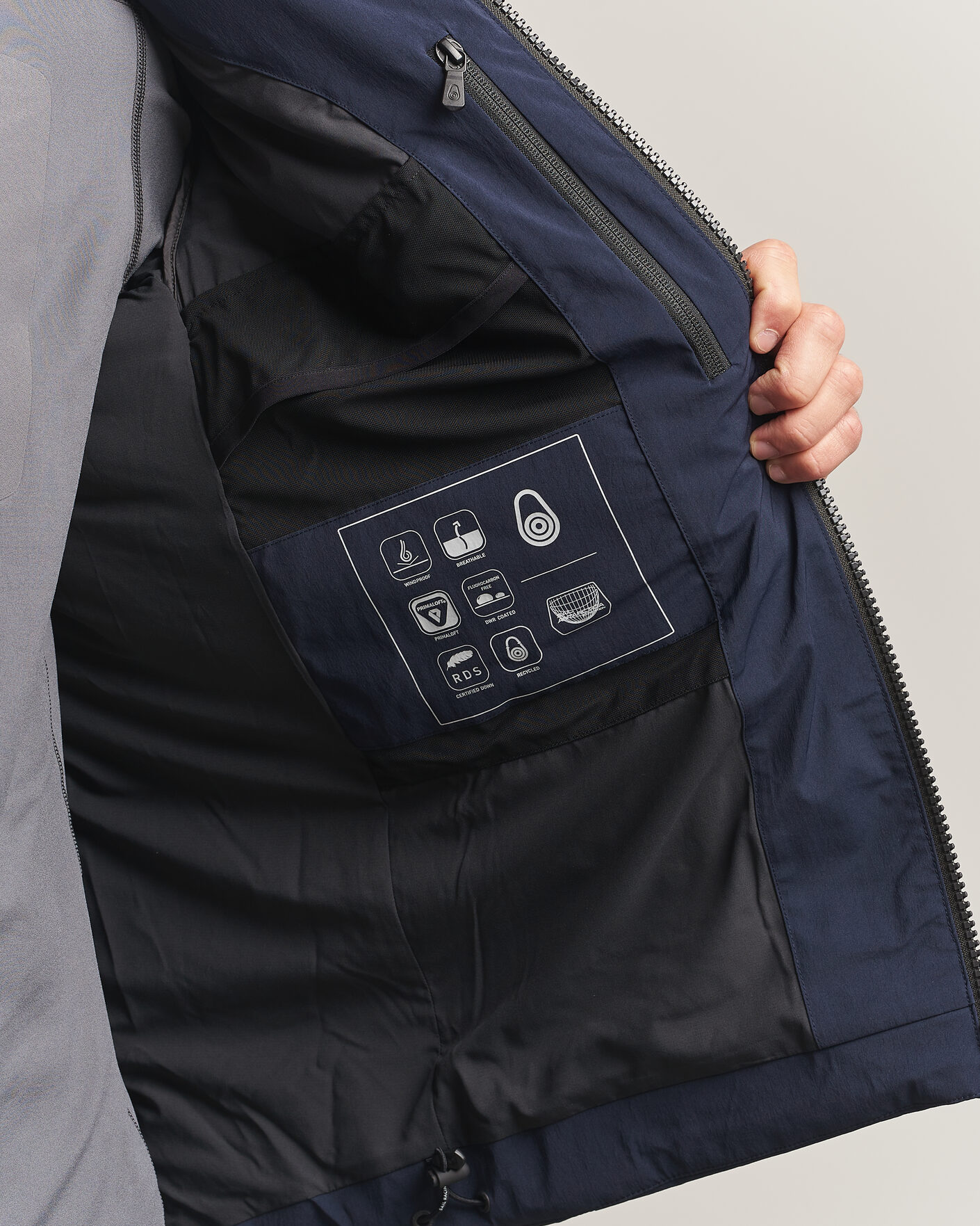 Homme | Manteaux Et Vestes | Sail Racing | Arc Down Hooded Jacket Dark Navy