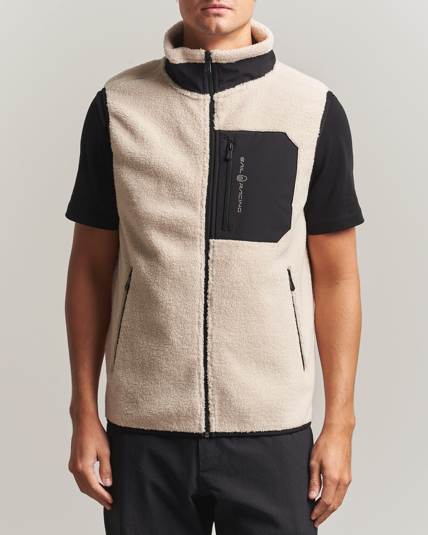 Homme | Pulls Et Tricots | Sail Racing | Bowman Pile Vest Ivory