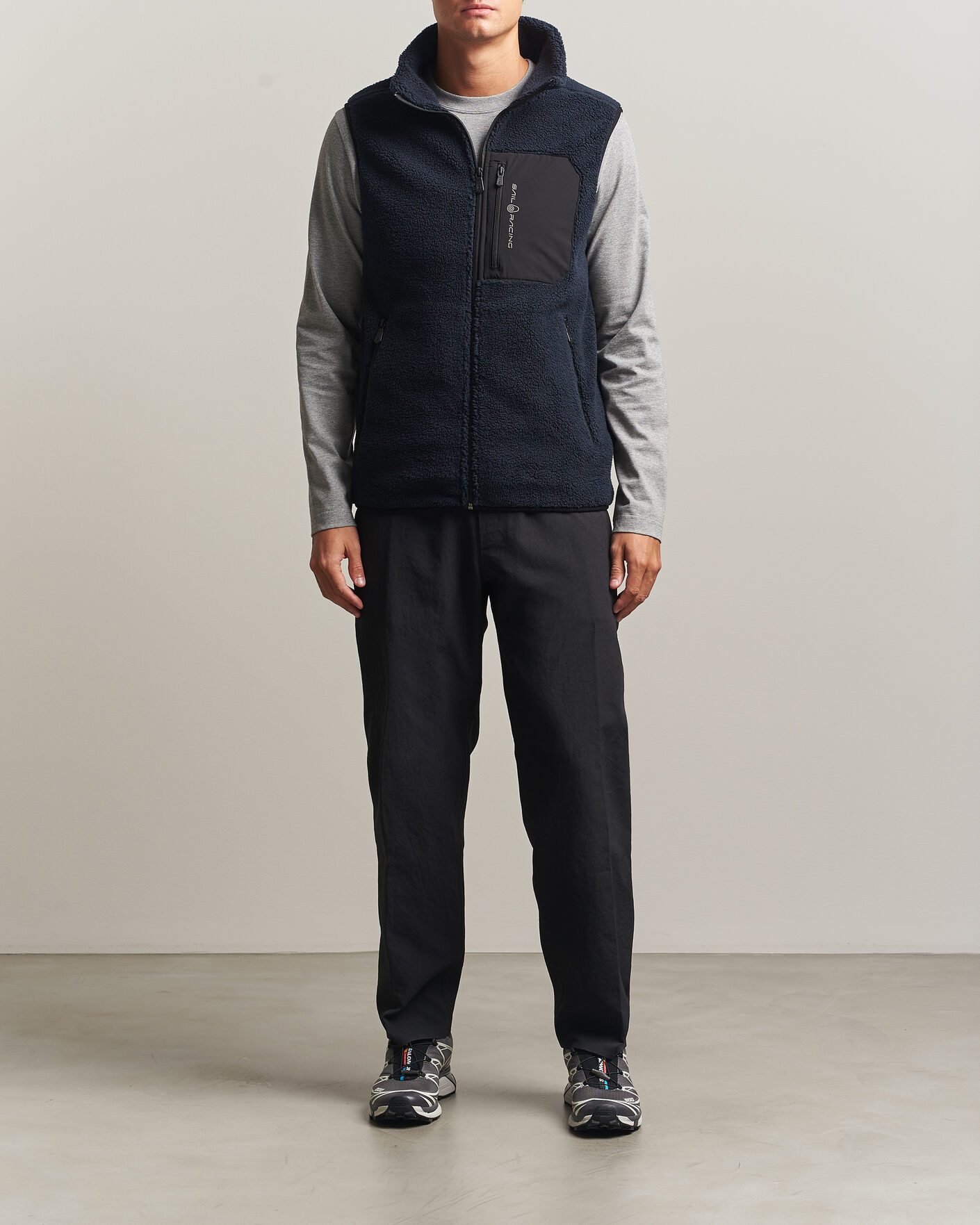 Homme | Pulls Et Tricots | Sail Racing | Bowman Pile Vest Dark Navy