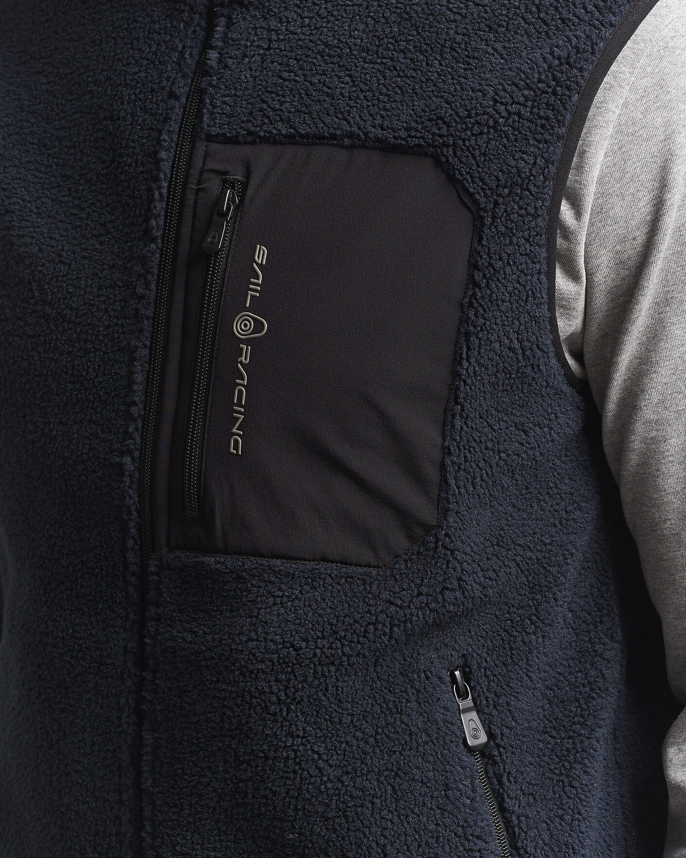 Homme | Pulls Et Tricots | Sail Racing | Bowman Pile Vest Dark Navy