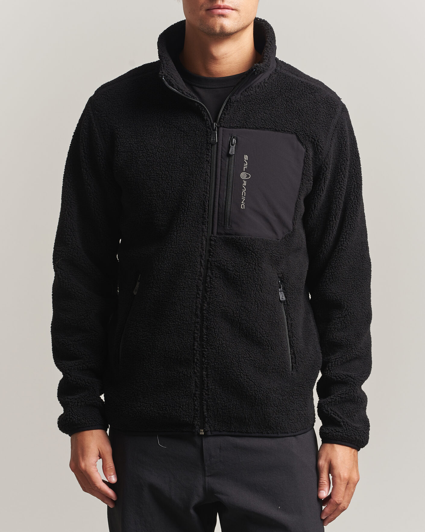 Homme | Pulls Et Tricots | Sail Racing | Bowman Pile Full Zip Carbon