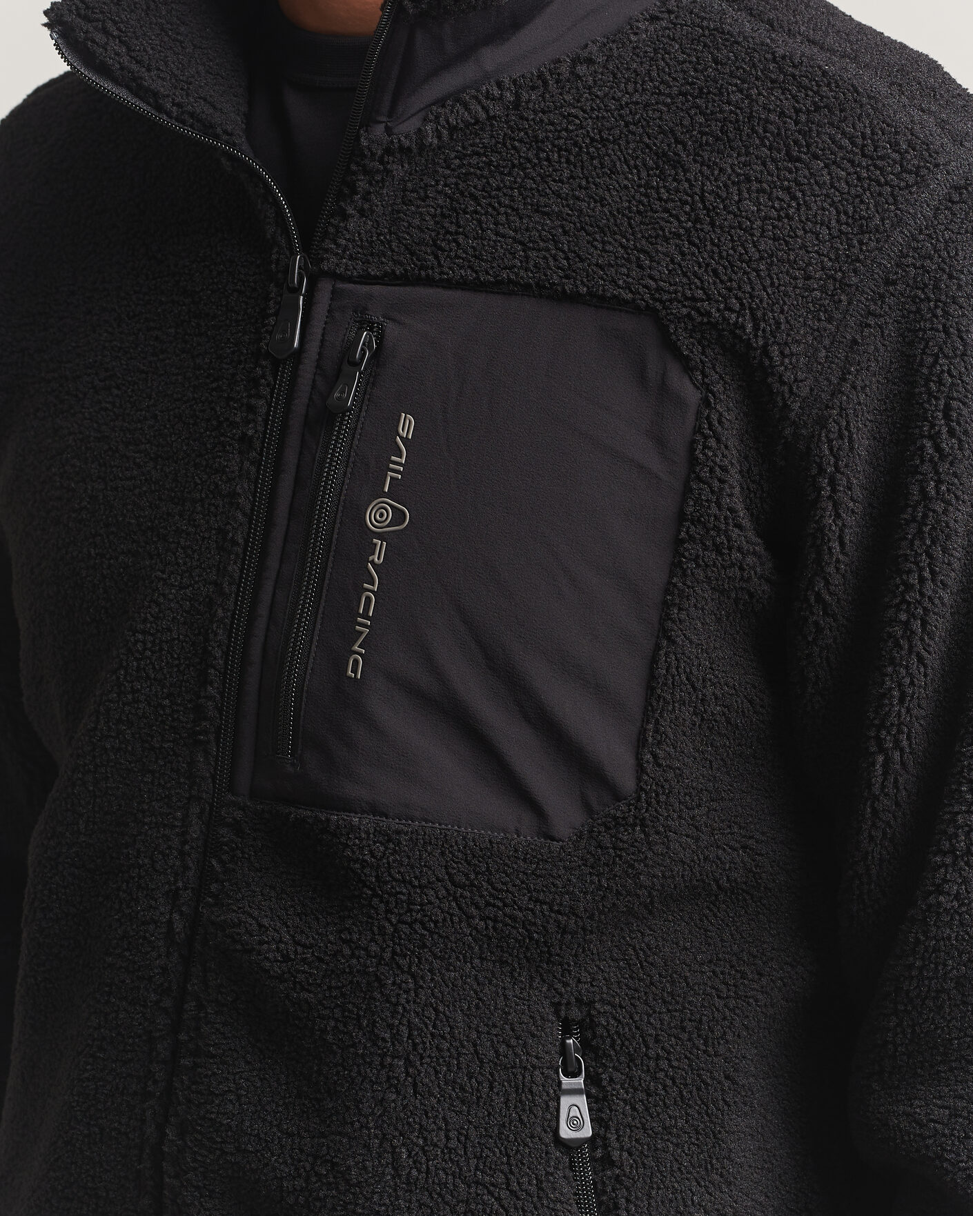 Homme | Pulls Et Tricots | Sail Racing | Bowman Pile Full Zip Carbon