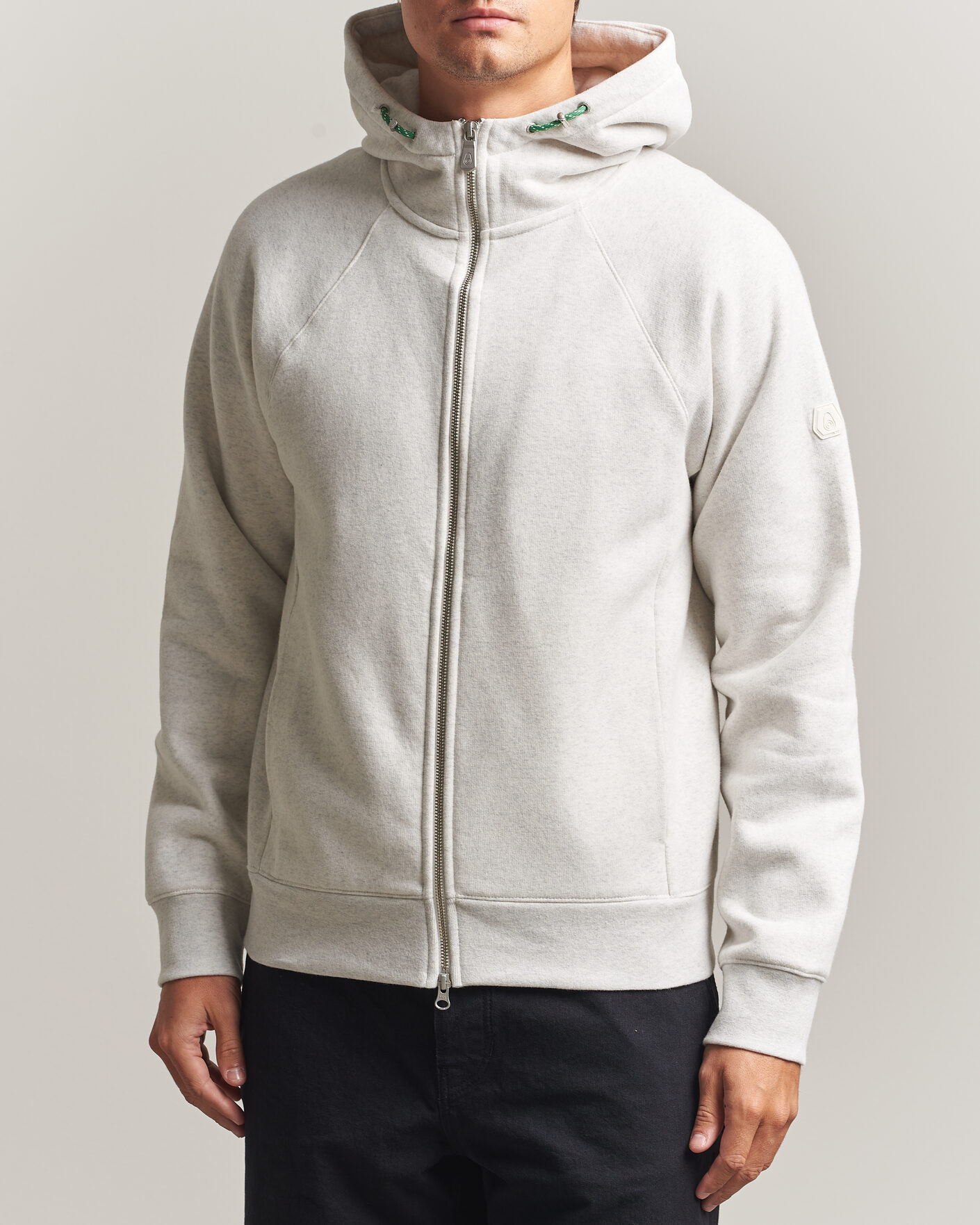Homme | Pulls Et Tricots | Sail Racing | Flow Full Zip Hoodie Light Grey Melange