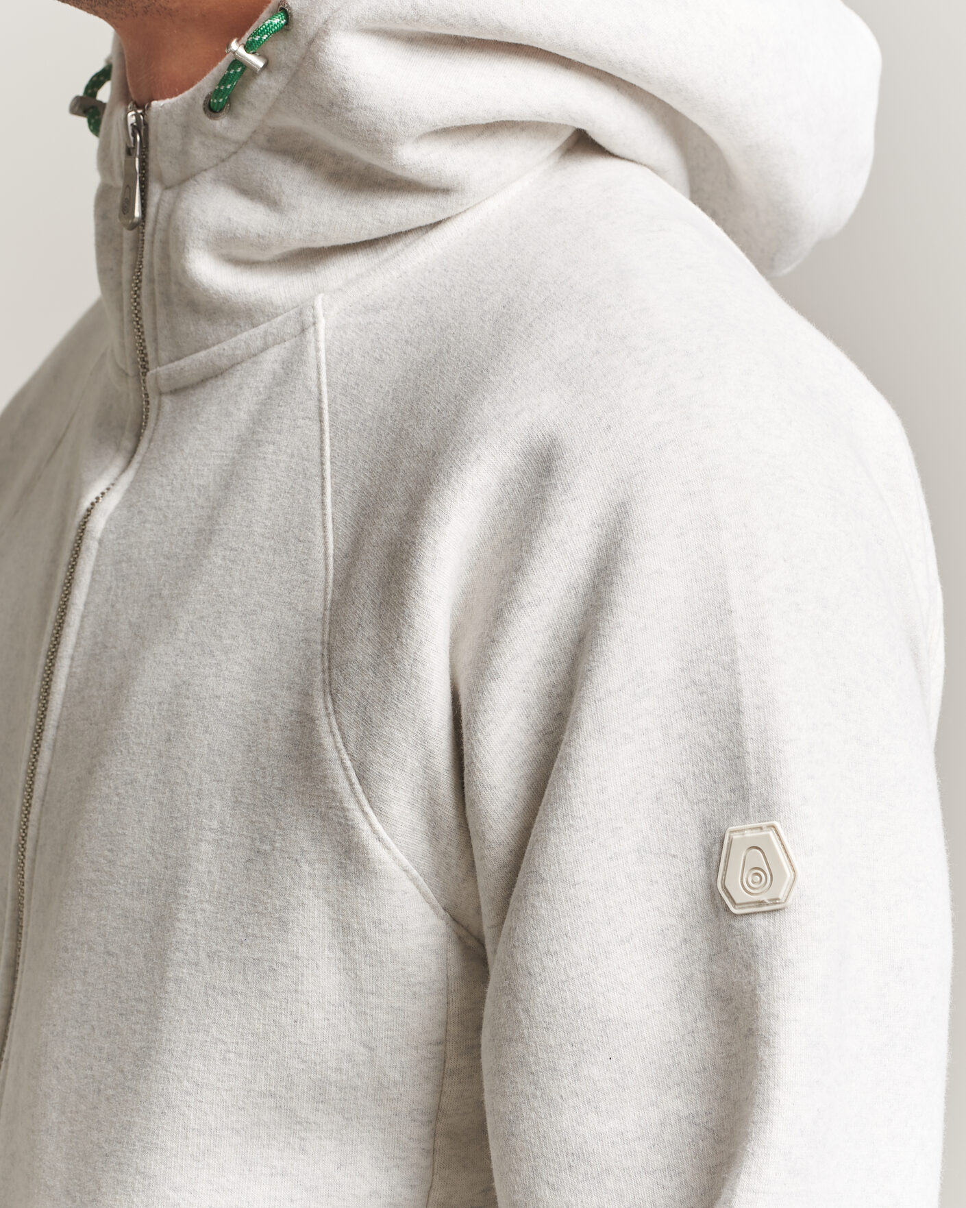 Homme | Pulls Et Tricots | Sail Racing | Flow Full Zip Hoodie Light Grey Melange