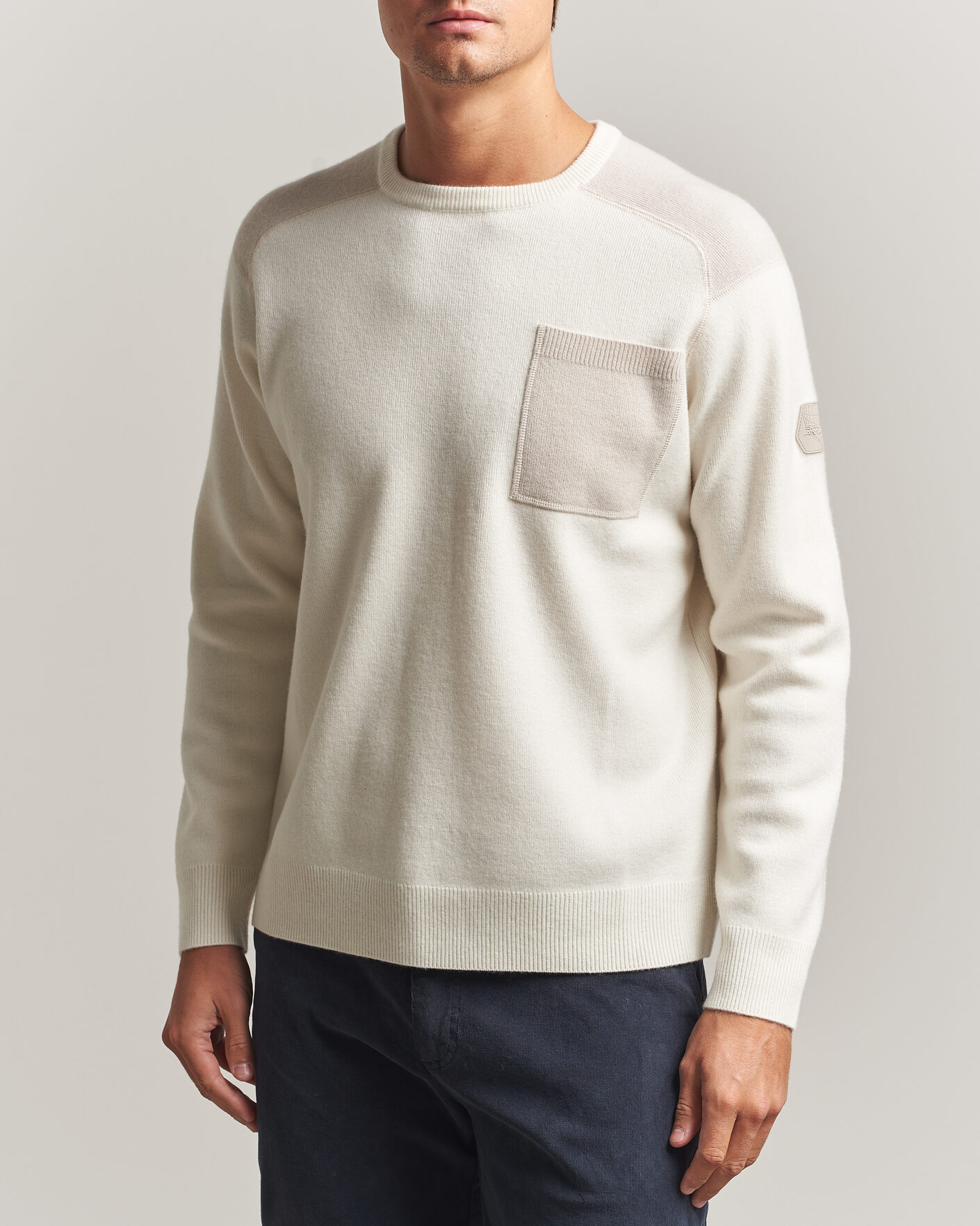 Homme | Pulls Et Tricots | Sail Racing | Spine Wool Knitted Sweater Off White
