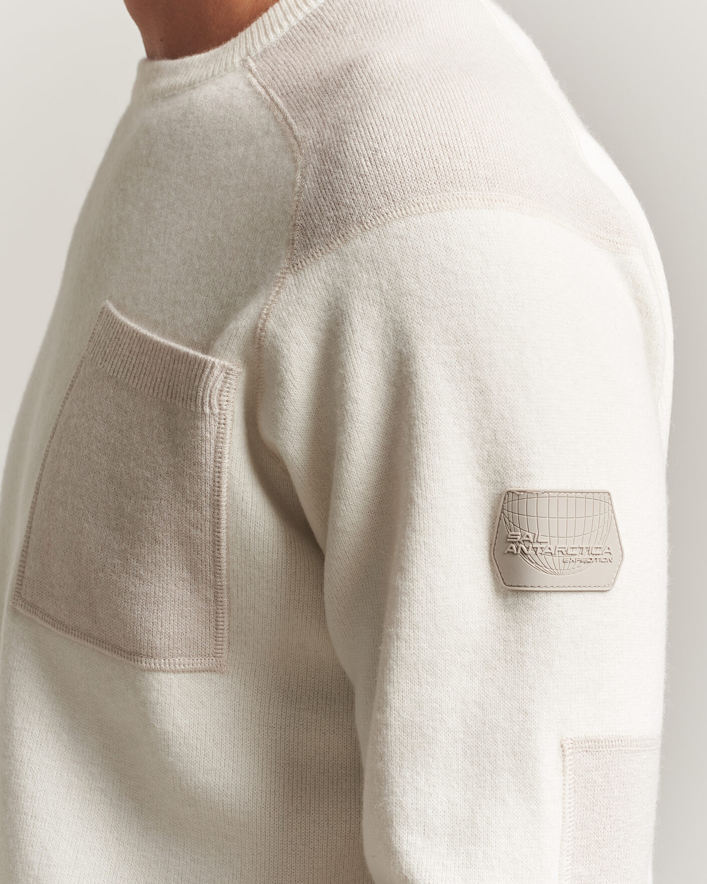 Homme | Pulls Et Tricots | Sail Racing | Spine Wool Knitted Sweater Off White