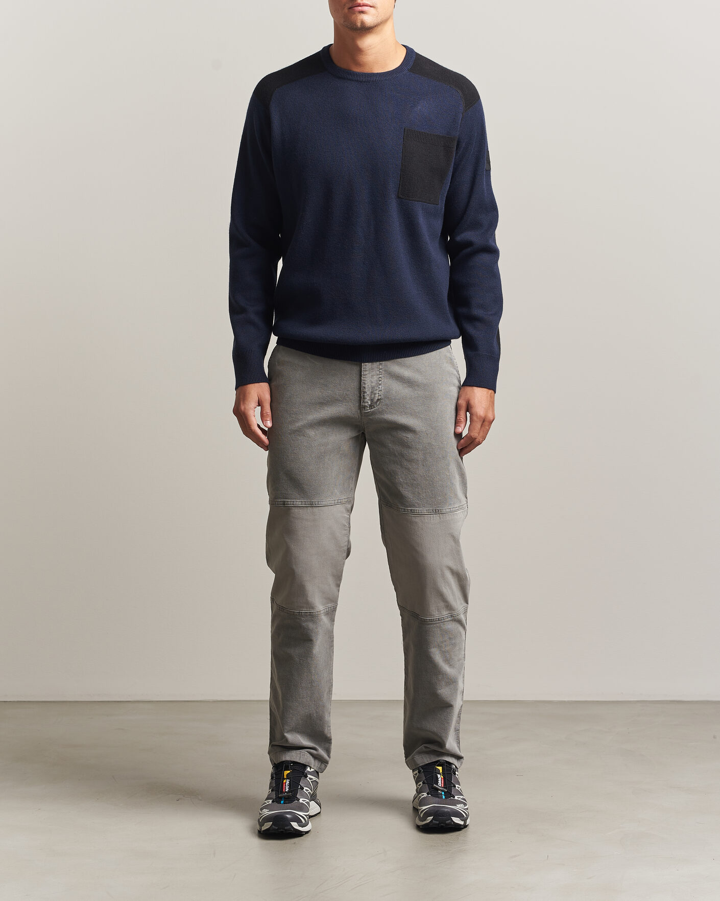 Homme | Pulls Et Tricots | Sail Racing | Spine Wool Knitted Sweater Dark Navy