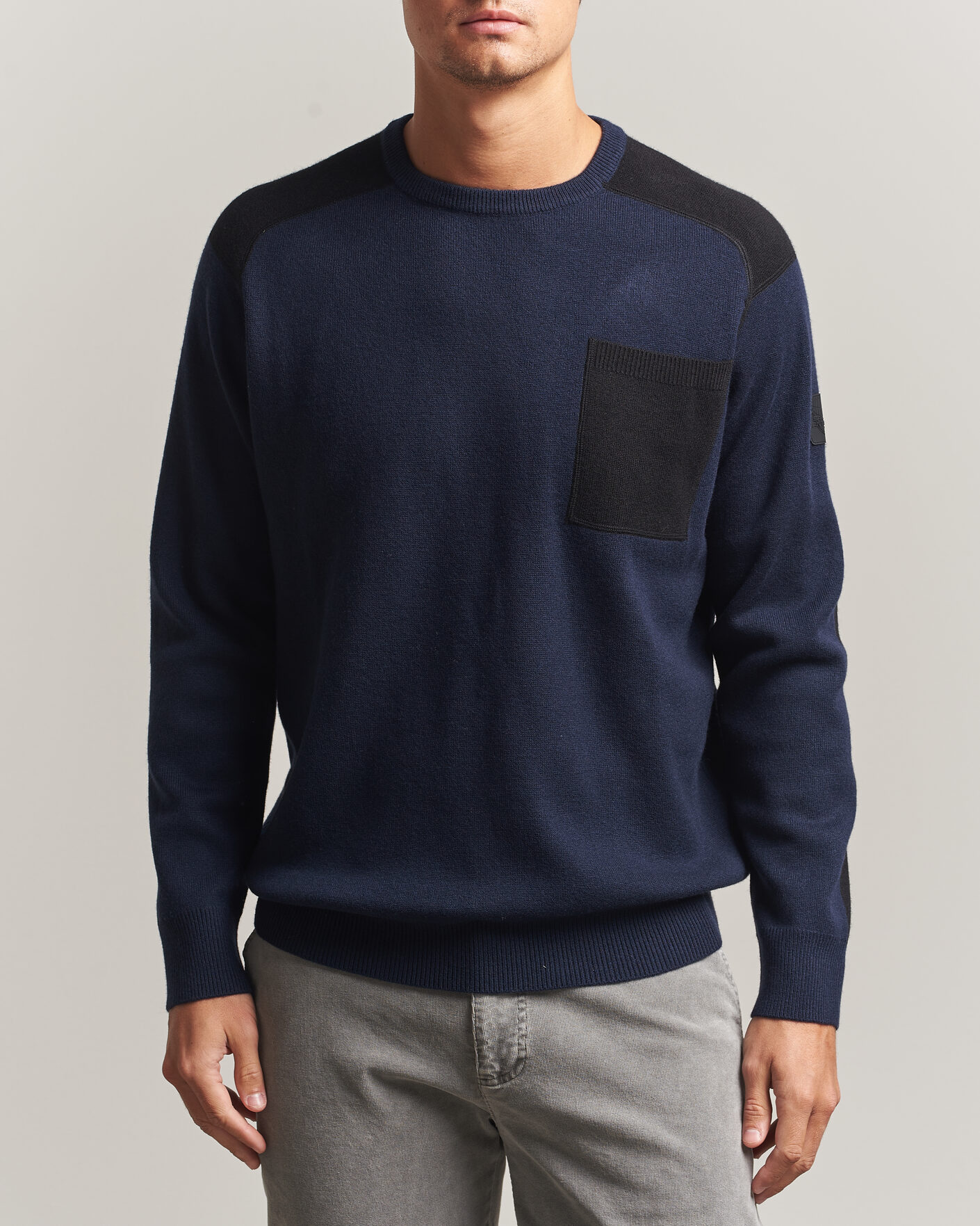 Homme | Pulls Et Tricots | Sail Racing | Spine Wool Knitted Sweater Dark Navy