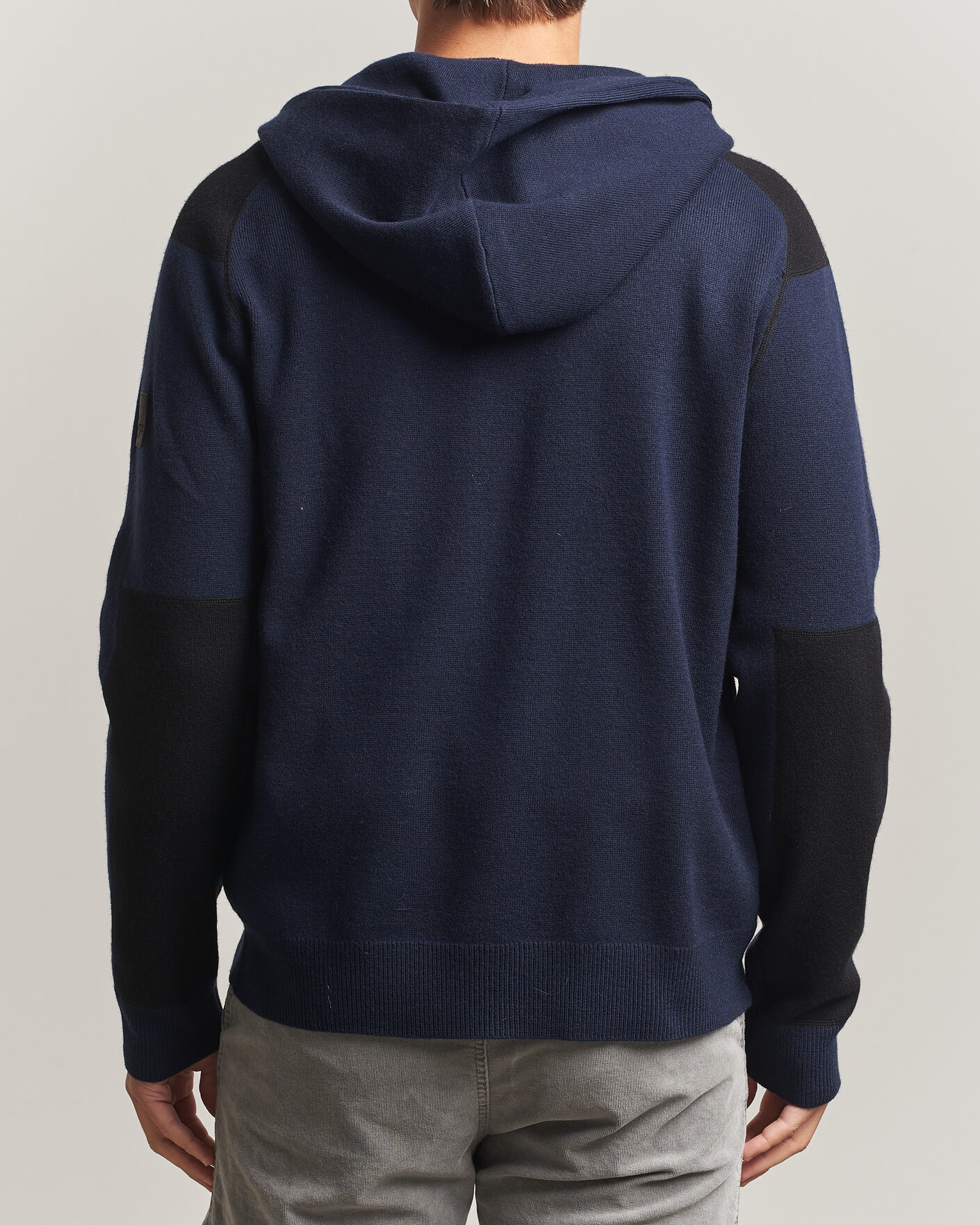 Homme | Pulls Et Tricots | Sail Racing | Spine Wool Knitted Full Zip Hoodie Dark Navy
