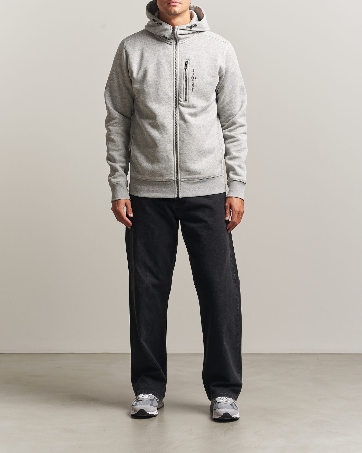 Homme | Pulls Et Tricots | Sail Racing | Bowman Full Zip Hoodie Grey Melnage