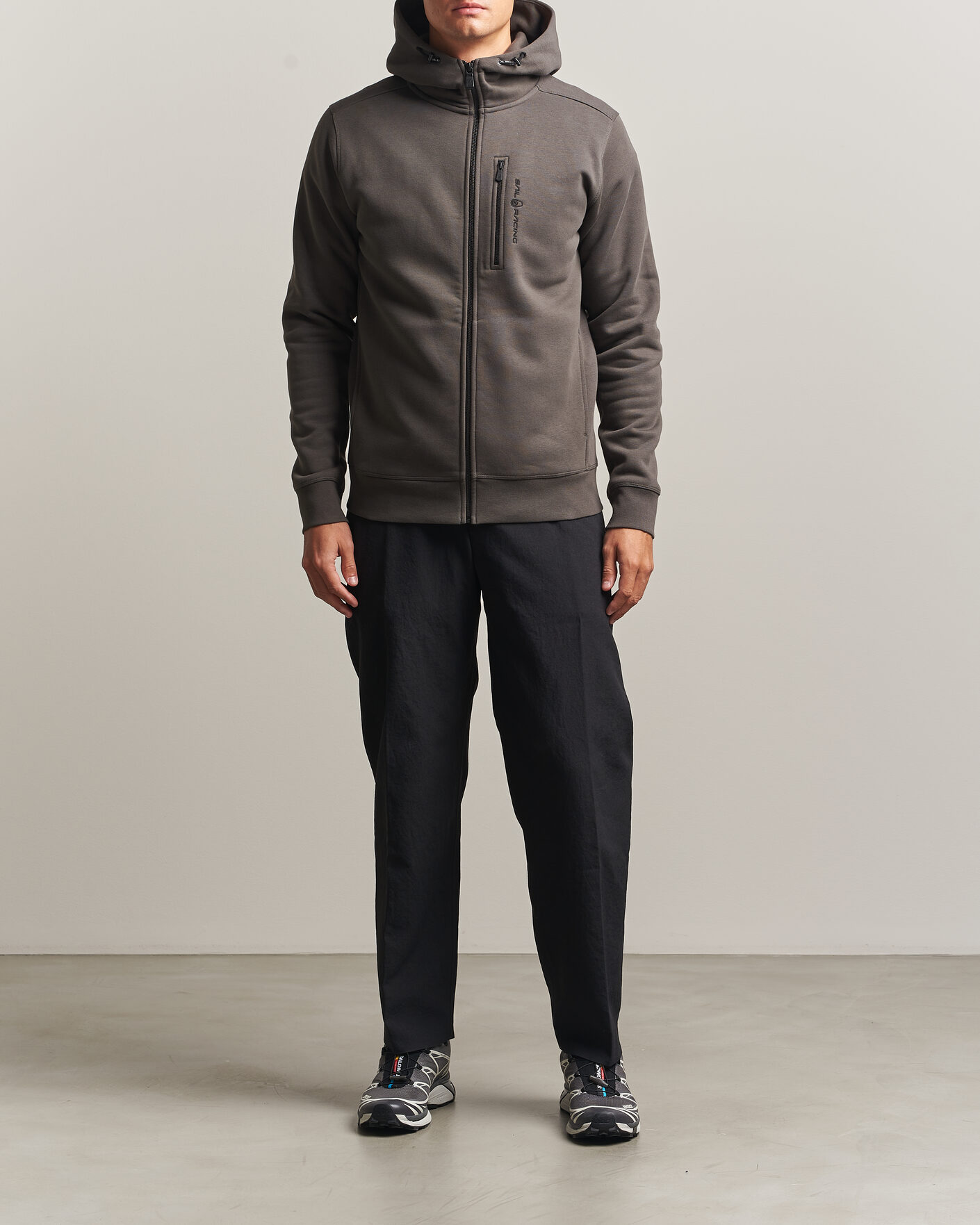 Homme | Pulls Et Tricots | Sail Racing | Bowman Full Zip Hoodie Asphalt