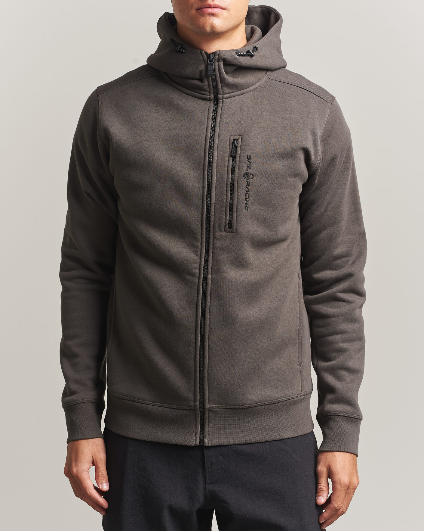Homme | Pulls Et Tricots | Sail Racing | Bowman Full Zip Hoodie Asphalt