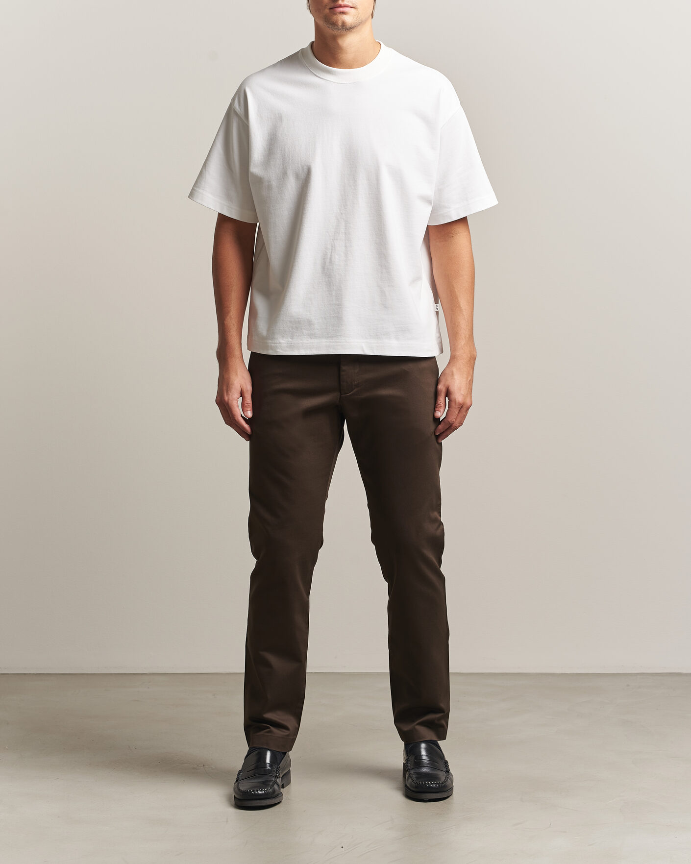 Homme | Pantalons | NN07 | Theo Regular Fit Chinos Earthwood