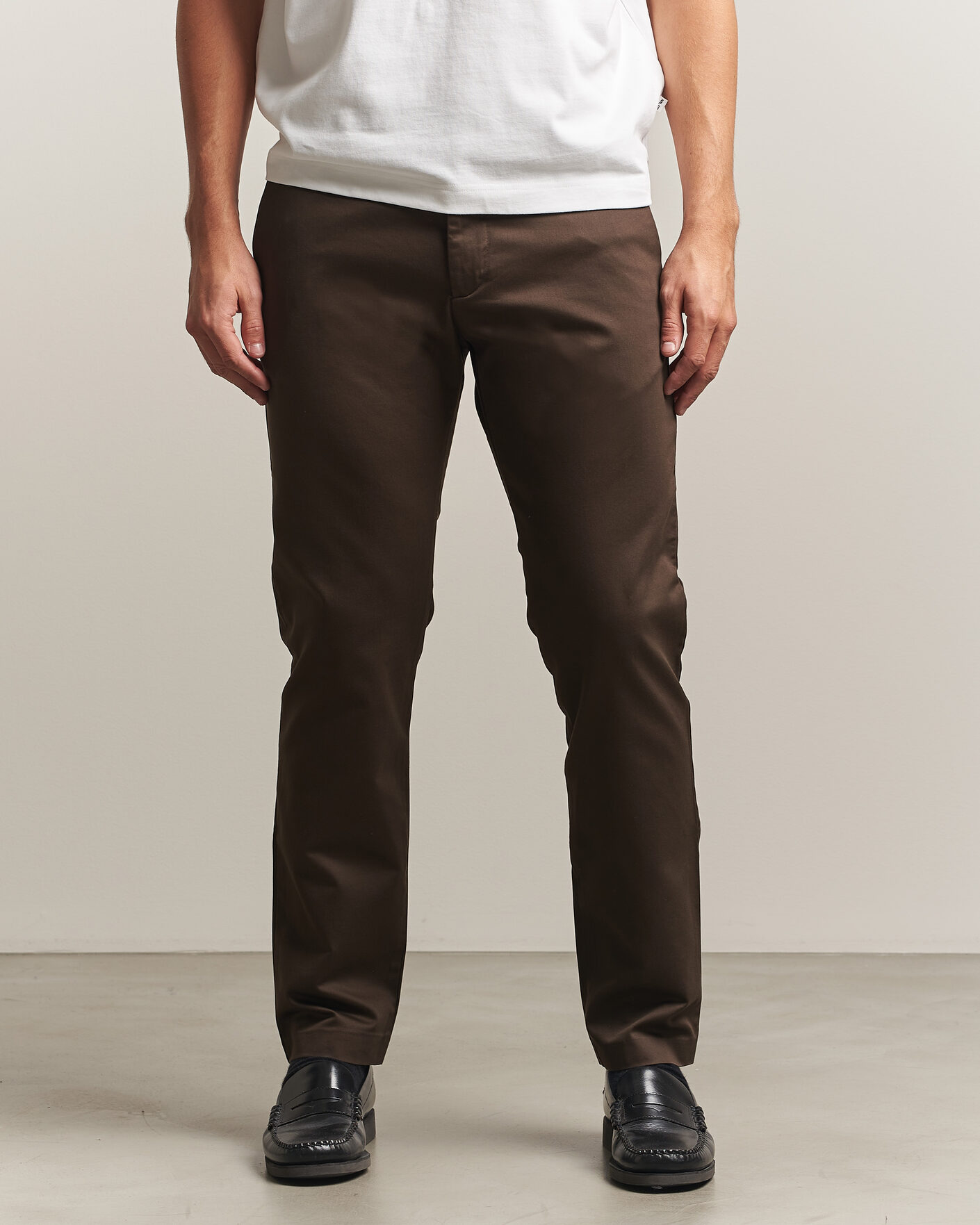 Homme | Pantalons | NN07 | Theo Regular Fit Chinos Earthwood