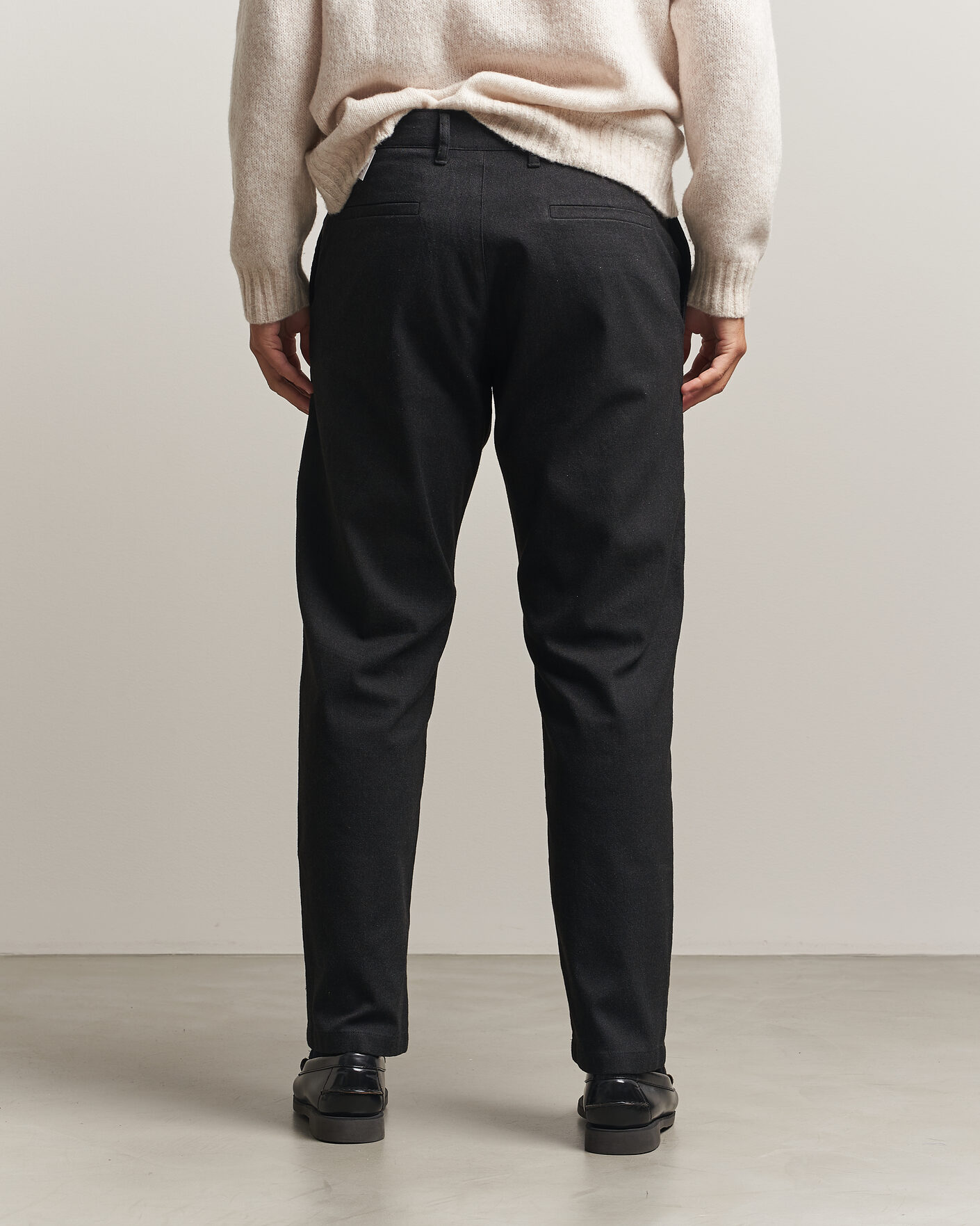 Homme | Pantalons | NN07 | Aden Brushed Cotton Trousers Black Multi