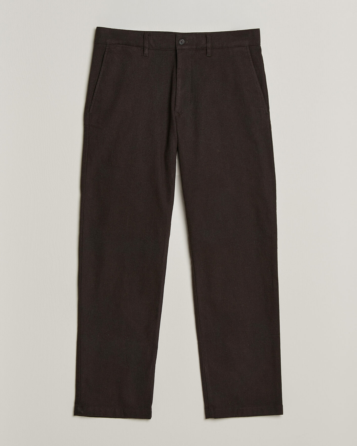 Homme | Pantalons | NN07 | Aden Brushed Cotton Trousers Deep Truffle