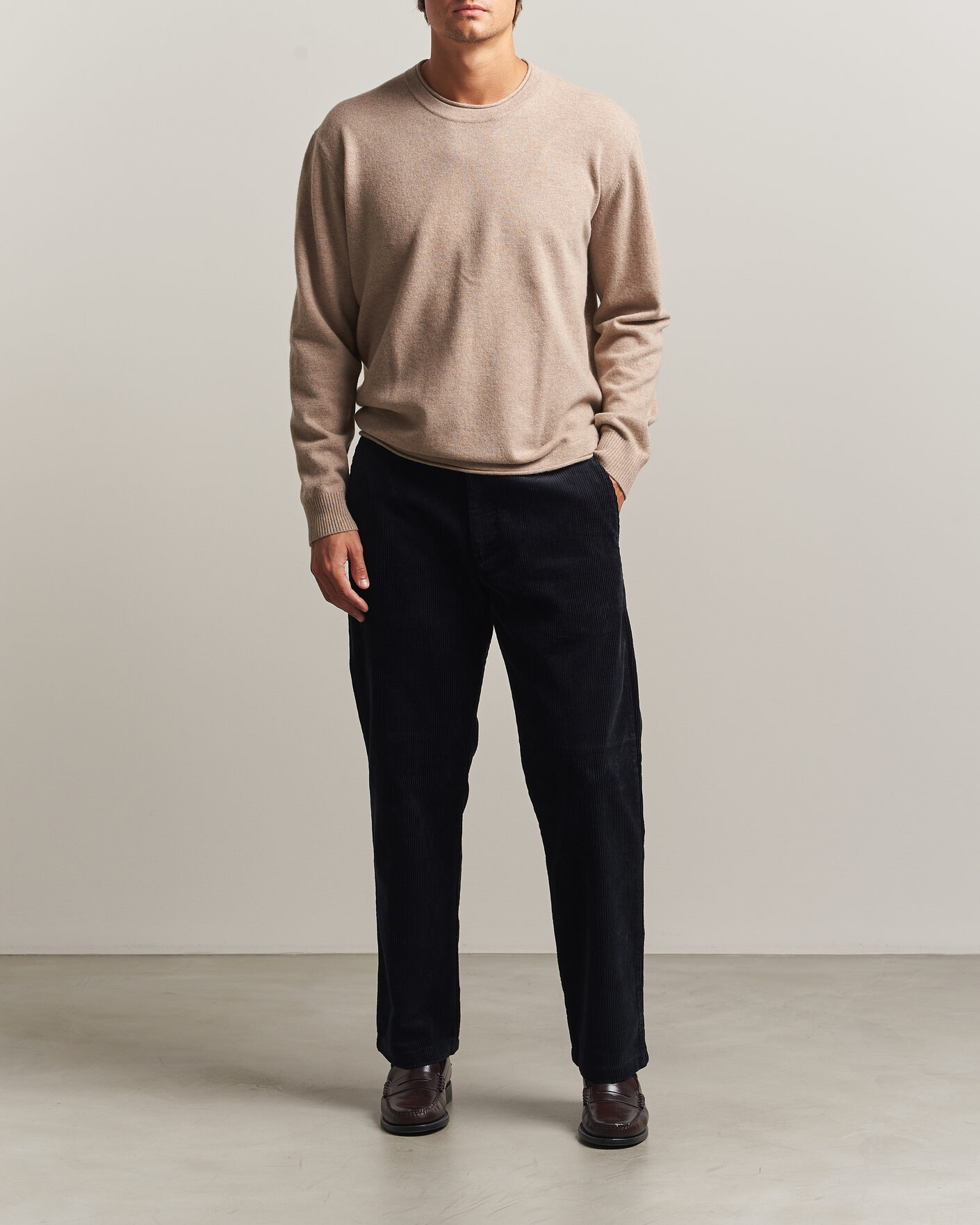 Homme | Pantalons | NN07 | Aden Regular Fit Corduroy Chinos Deep Navy
