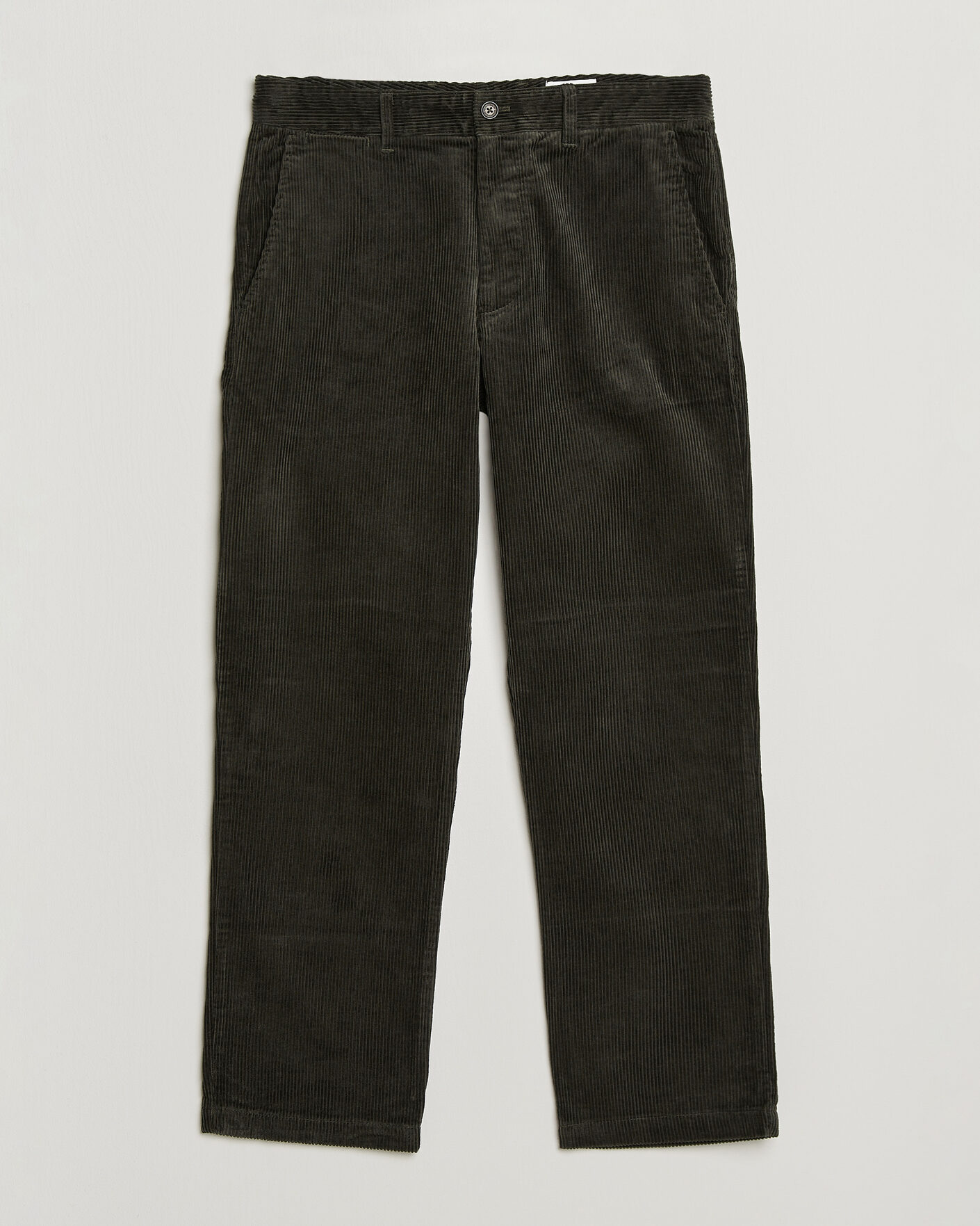 Homme | Pantalons | NN07 | Aden Regular Fit Corduroy Chinos Dark Army