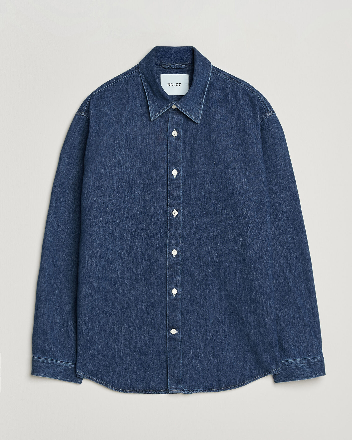 Homme | Chemises | NN07 | Casper Denim Overshirt Medium Indigo