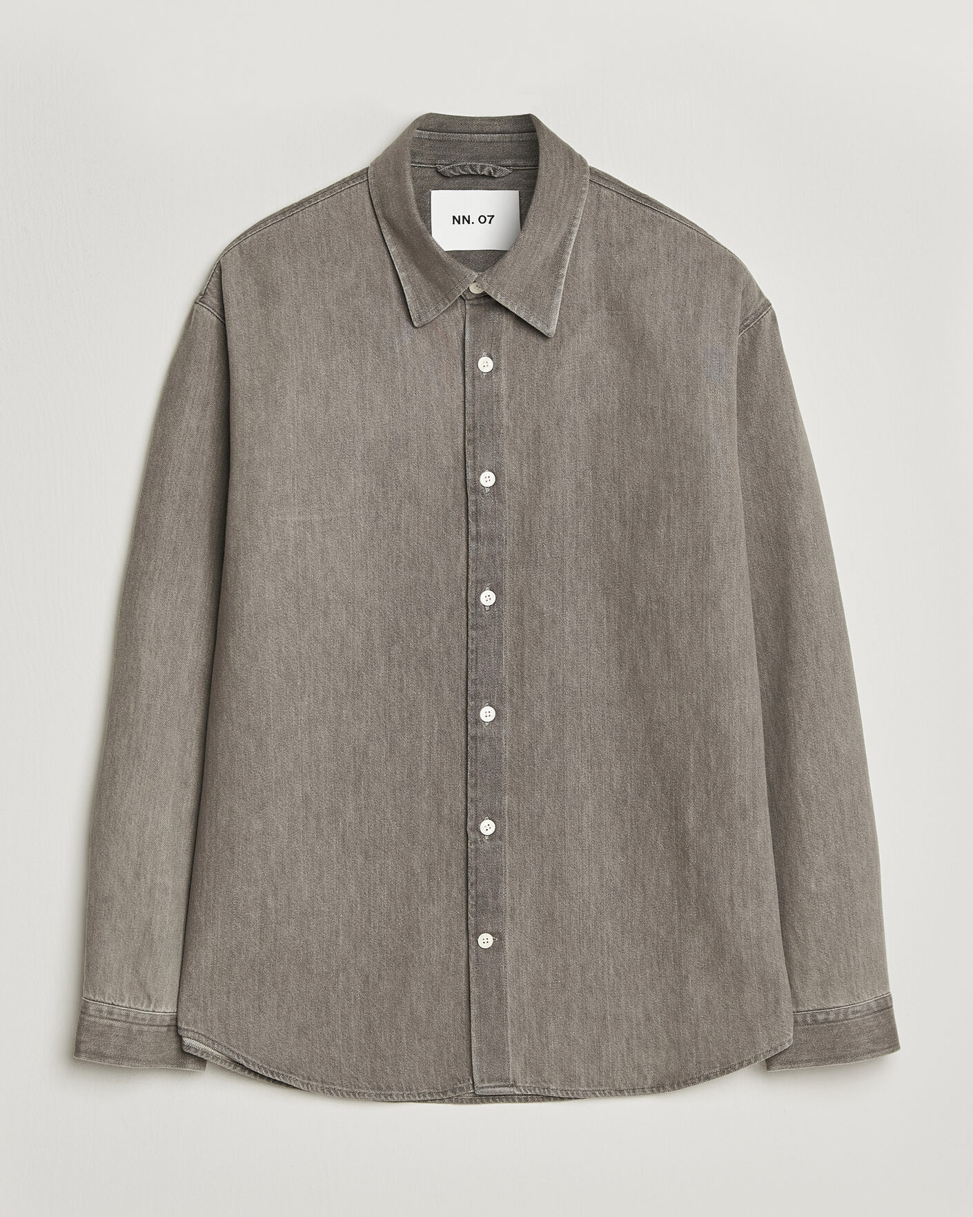 Homme | Chemises | NN07 | Casper Denim Overshirt Grey
