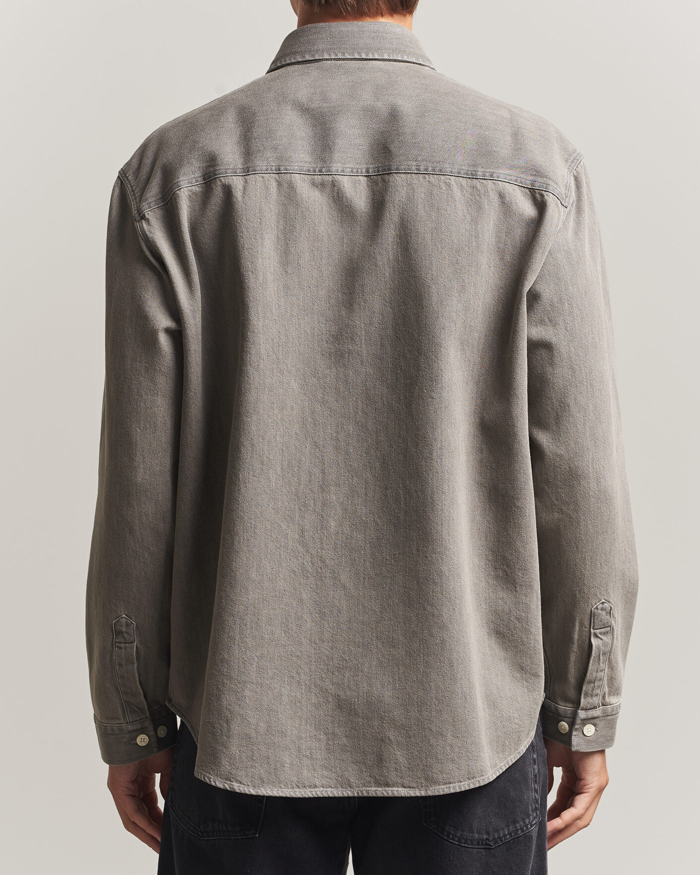Homme | Chemises | NN07 | Casper Denim Overshirt Grey