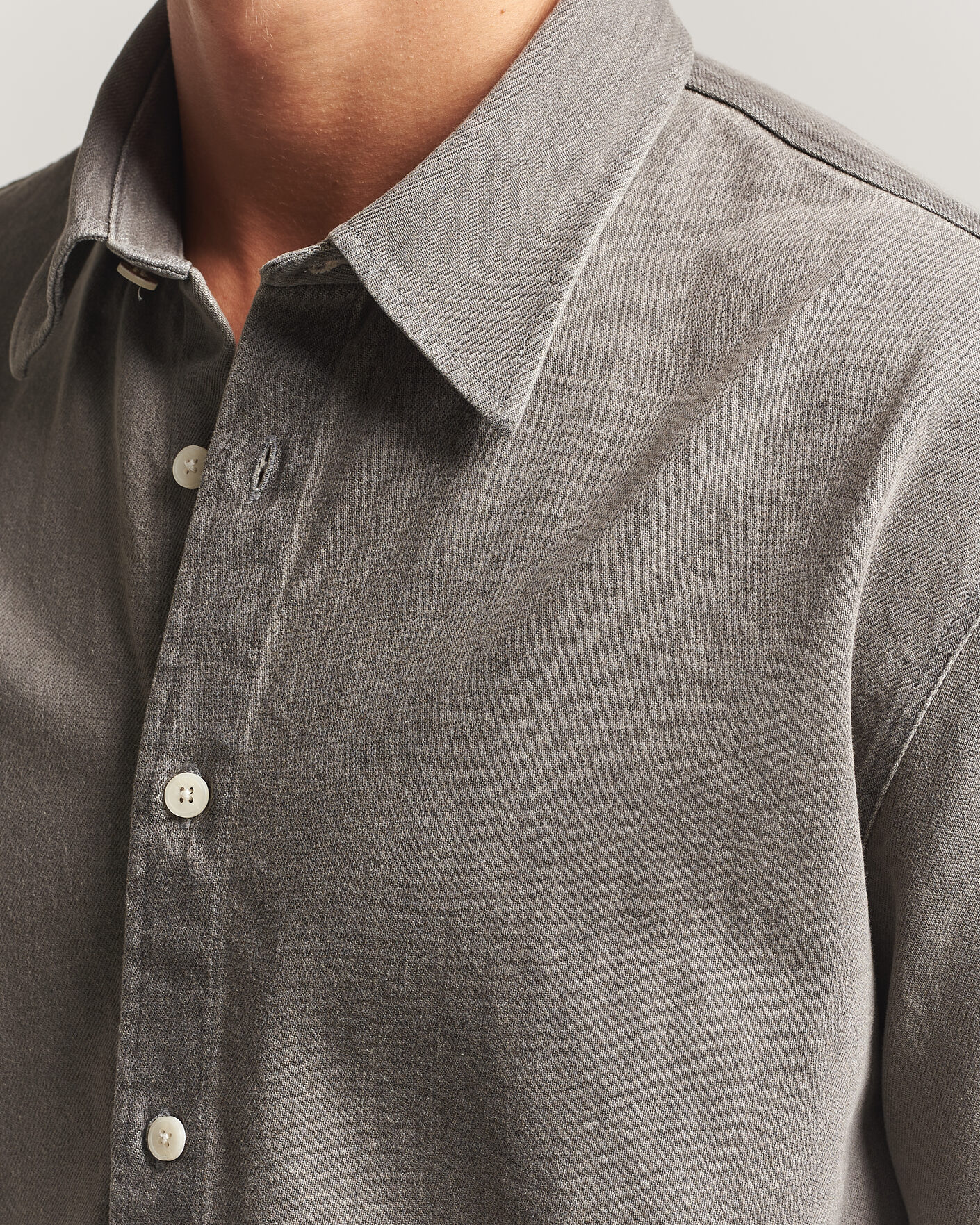 Homme | Chemises | NN07 | Casper Denim Overshirt Grey
