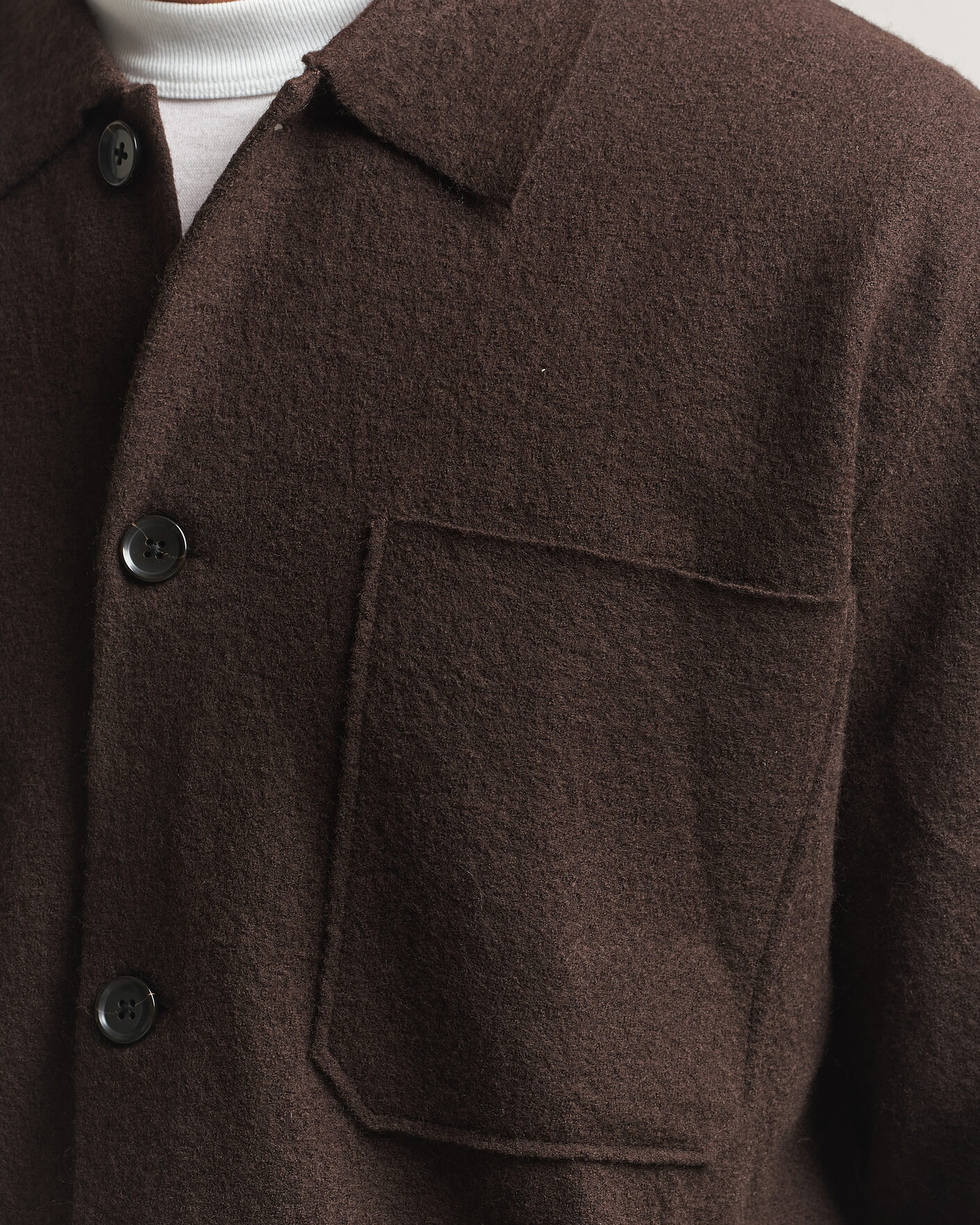 Homme | Pulls Et Tricots | NN07 | Jonas Boiled Wool Cardigan Deep Truffle