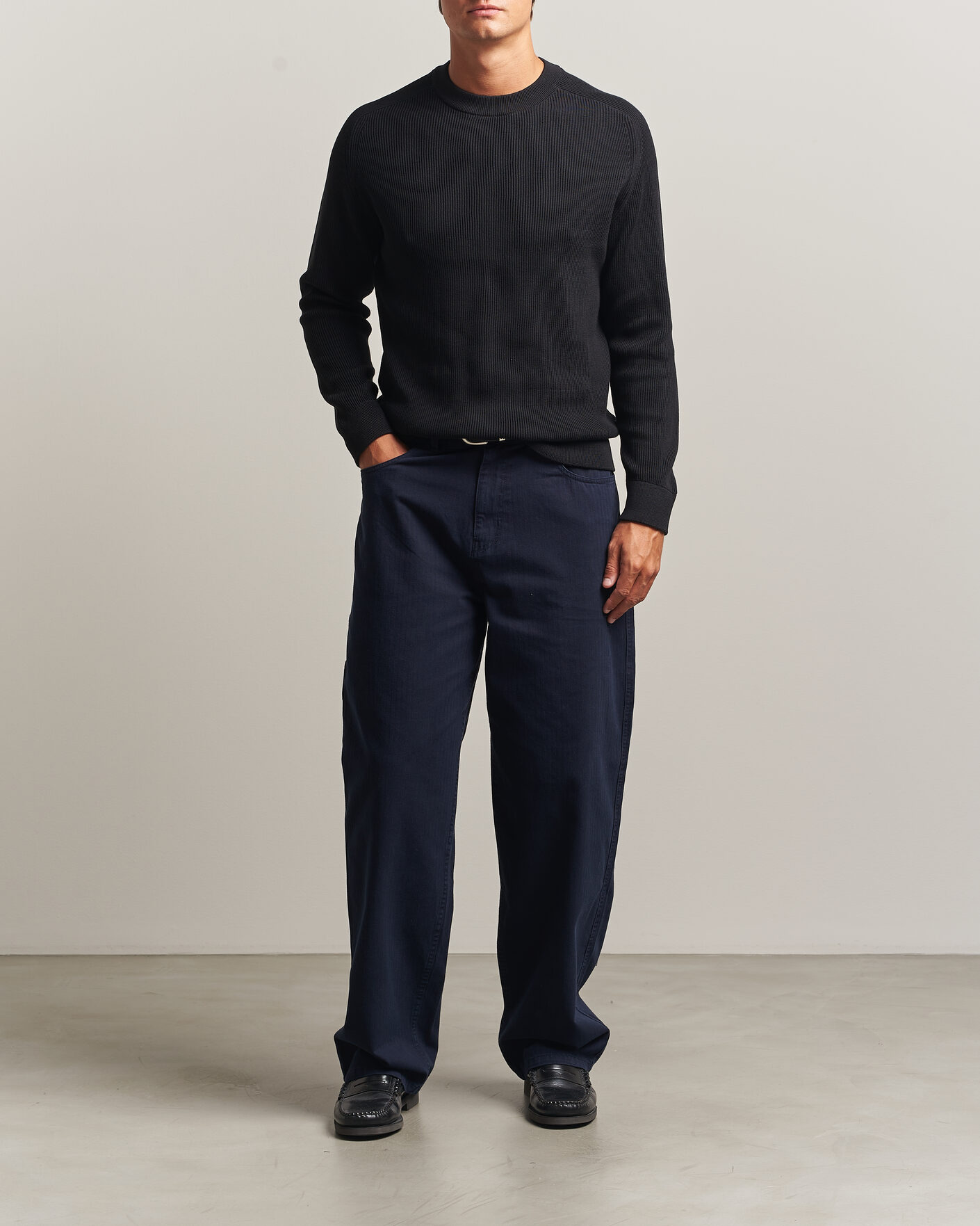 Homme | Pulls Et Tricots | NN07 | Kevin Cotton Knitted Sweater Black