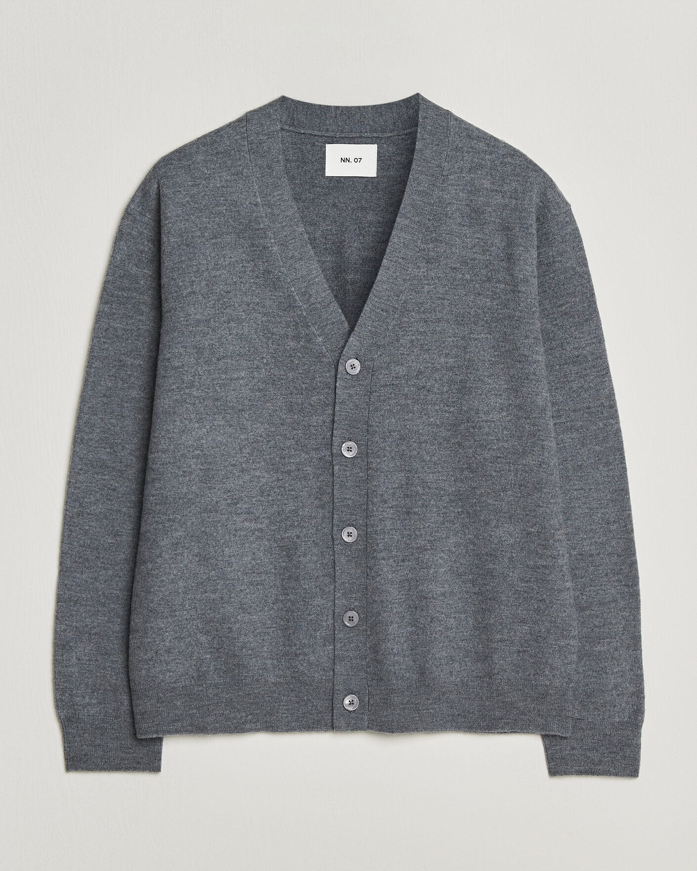 Homme | Pulls Et Tricots | NN07 | Jasper Wool Knitted Cardigan Grey Melange