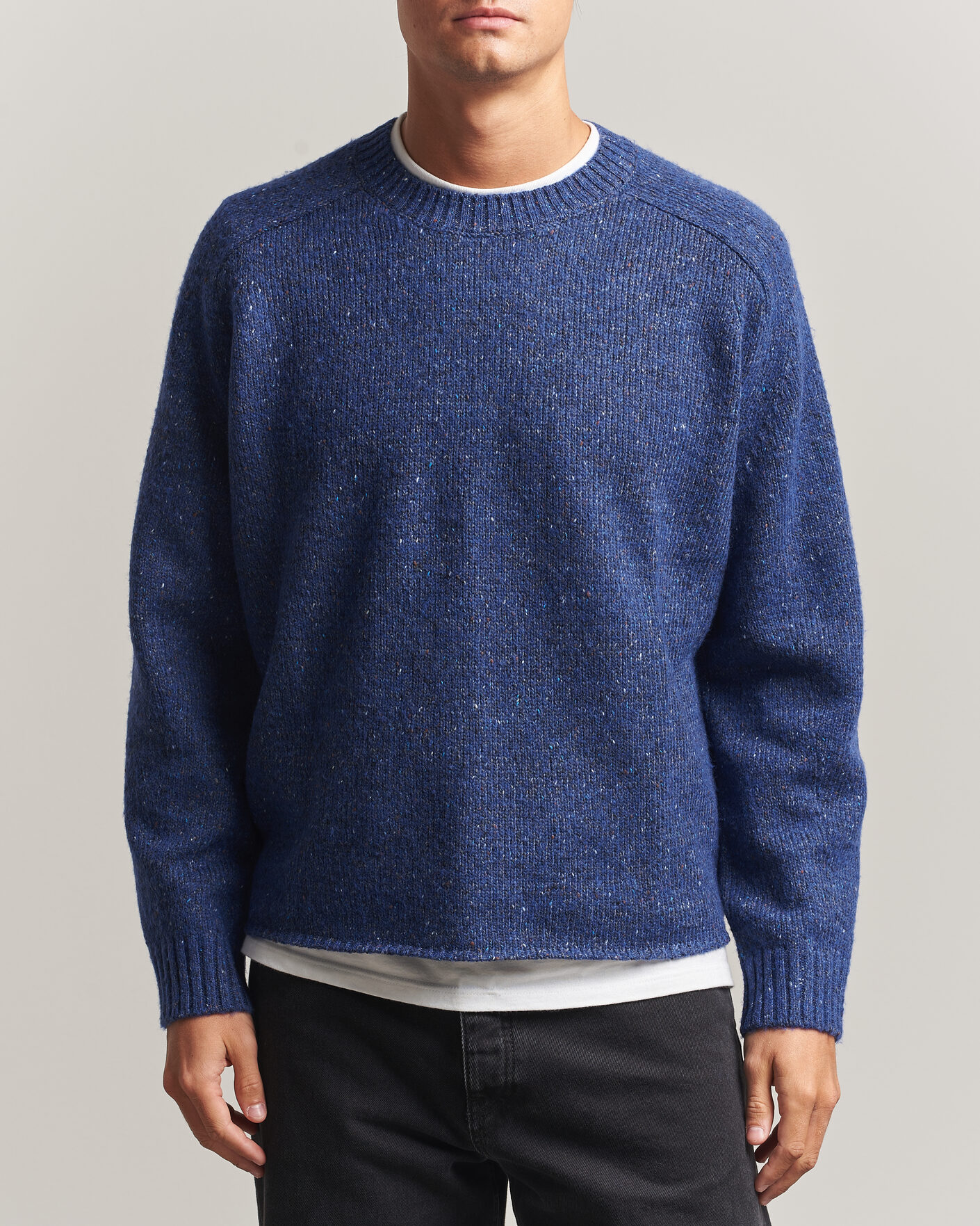 Homme | Pulls Et Tricots | NN07 | Jim Neps Wool Knitted Sweater Blue Ignition