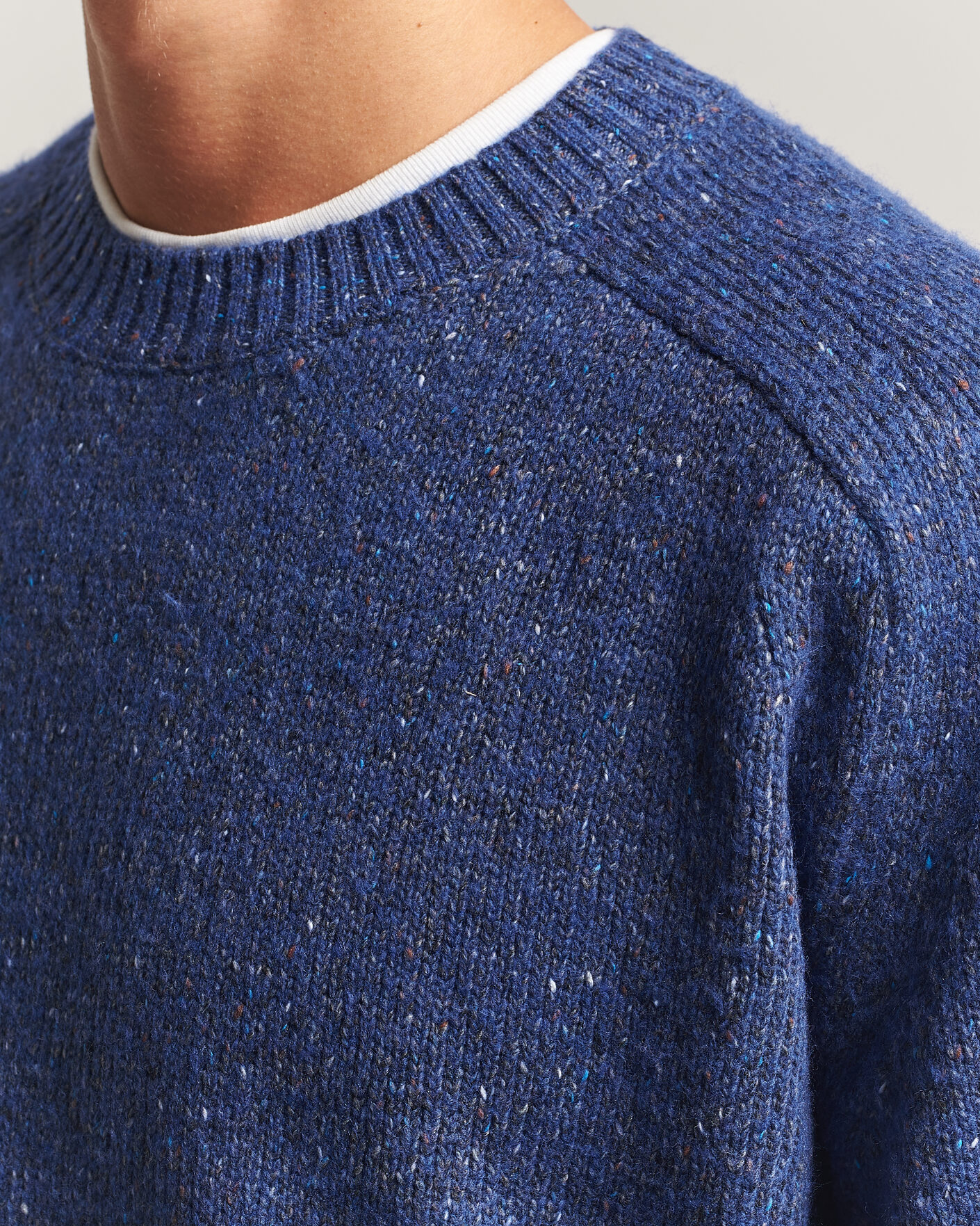 Homme | Pulls Et Tricots | NN07 | Jim Neps Wool Knitted Sweater Blue Ignition