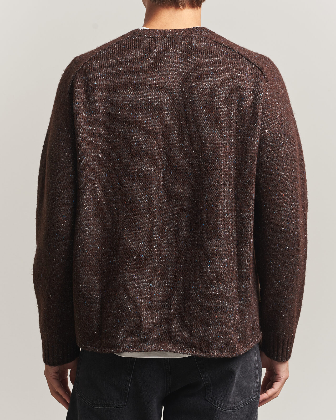 Homme | Pulls Et Tricots | NN07 | Jim Neps Wool Knitted Sweater Deep Truffle