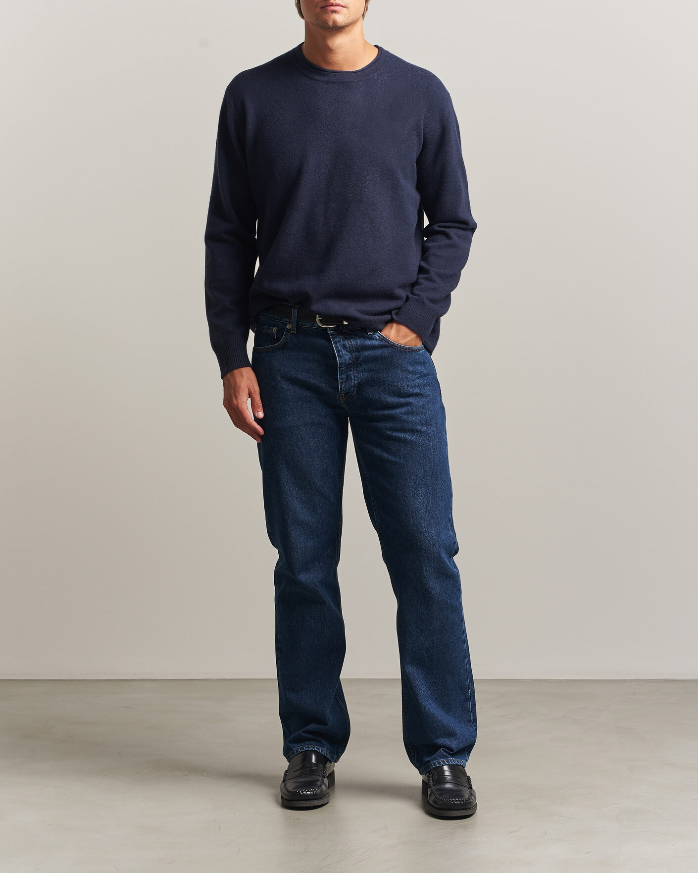 Homme | Pulls Et Tricots | NN07 | Sammy Wool Knitted Sweater Navy Melange
