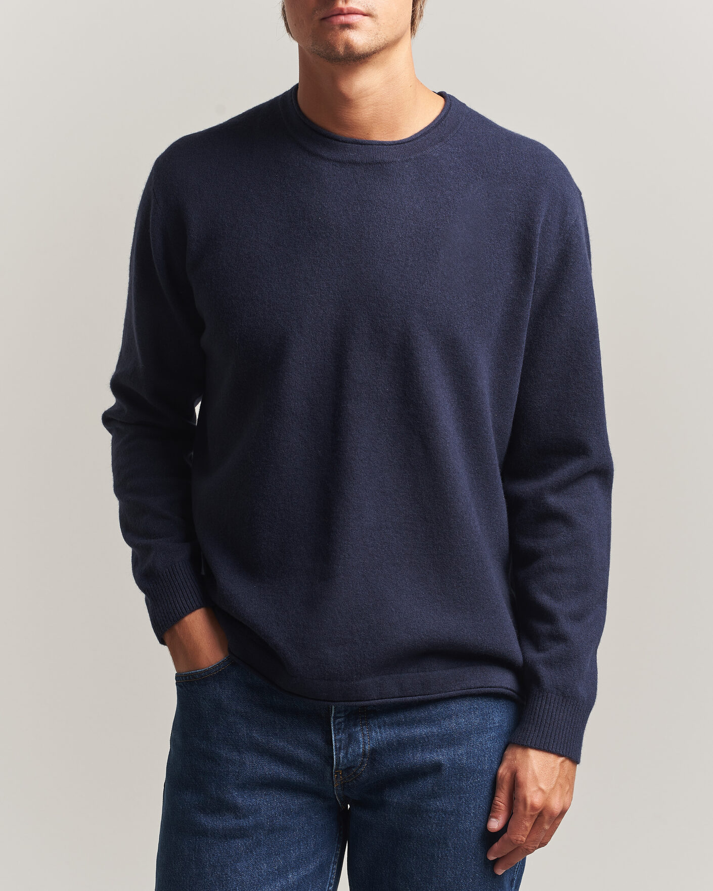 Homme | Pulls Et Tricots | NN07 | Sammy Wool Knitted Sweater Navy Melange