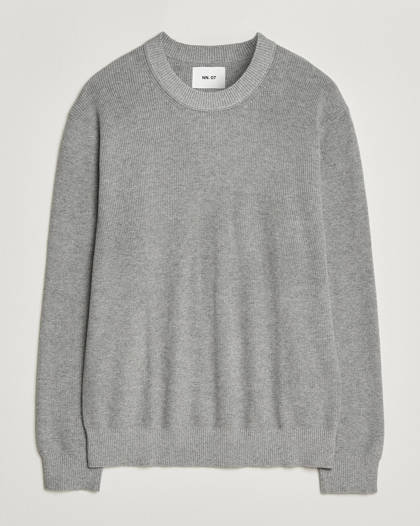 Homme | Pulls Et Tricots | NN07 | Hope Cotton/Cashmere Rib Knitted Sweater Grey