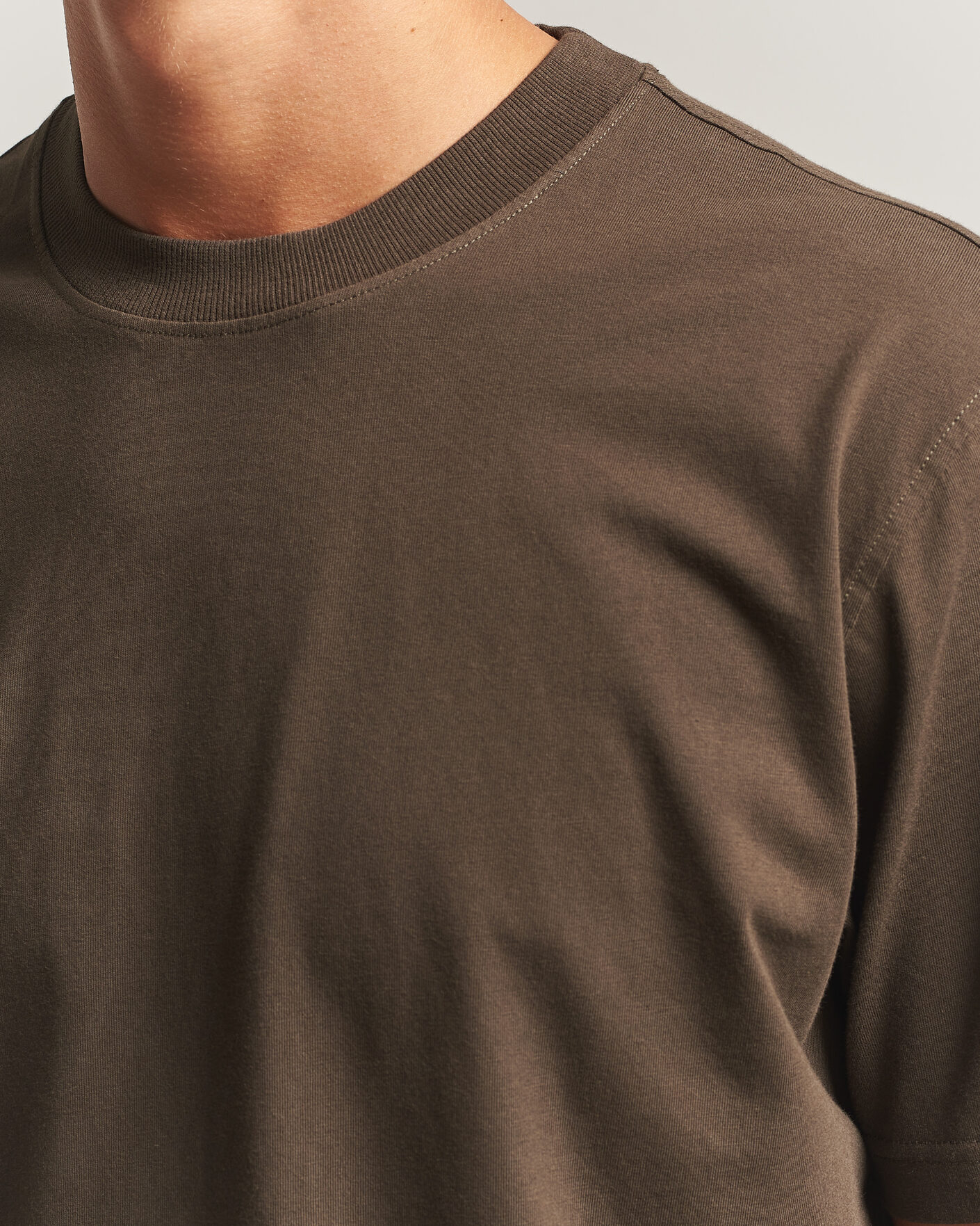 Homme | T-shirts | NN07 | Adam Crew Neck T-Shirt Earthwood