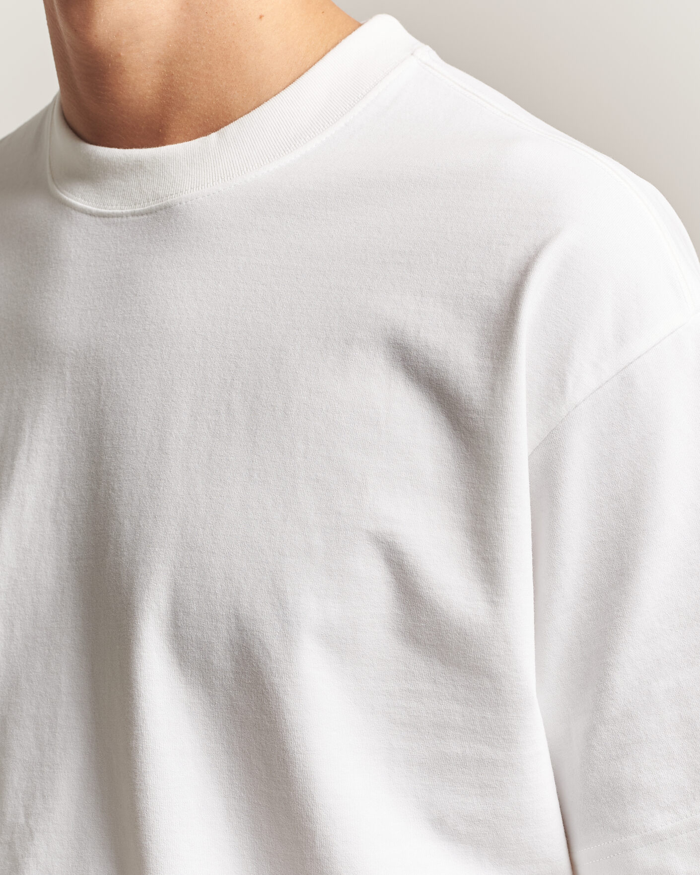 Homme | T-shirts | NN07 | David Heavy Crew Neck T-Shirt White
