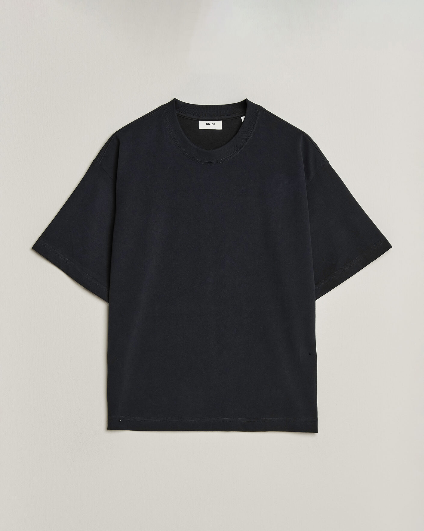 Homme | T-shirts | NN07 | David Heavy Crew Neck T-Shirt Black